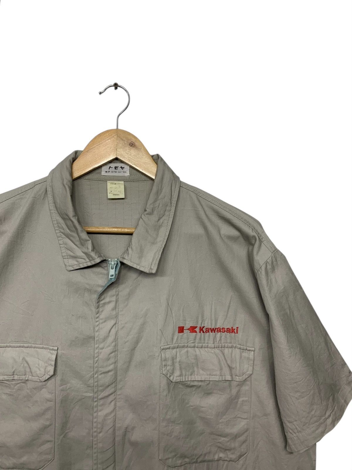 Other Vintage 90's Kawasaki Small Logo Worker Button Ups T Shirt Size US XL / EU 56 / 4 - 3 Thumbnail