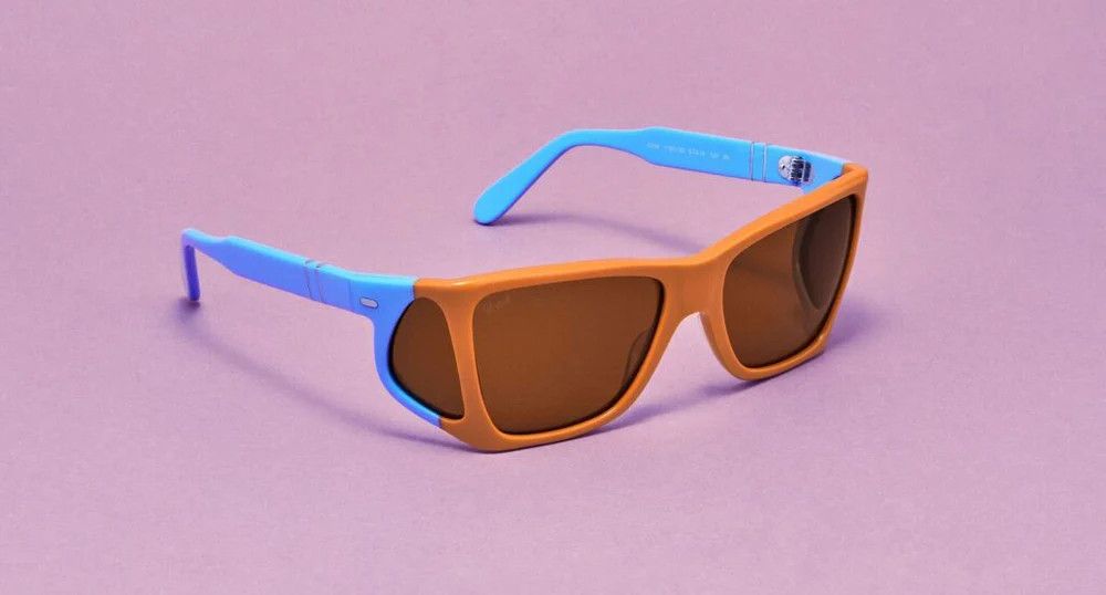 Persol o1tko11025 Size: OS / Sunglasses in Orange/Blue Size ONE SIZE - 3 Thumbnail