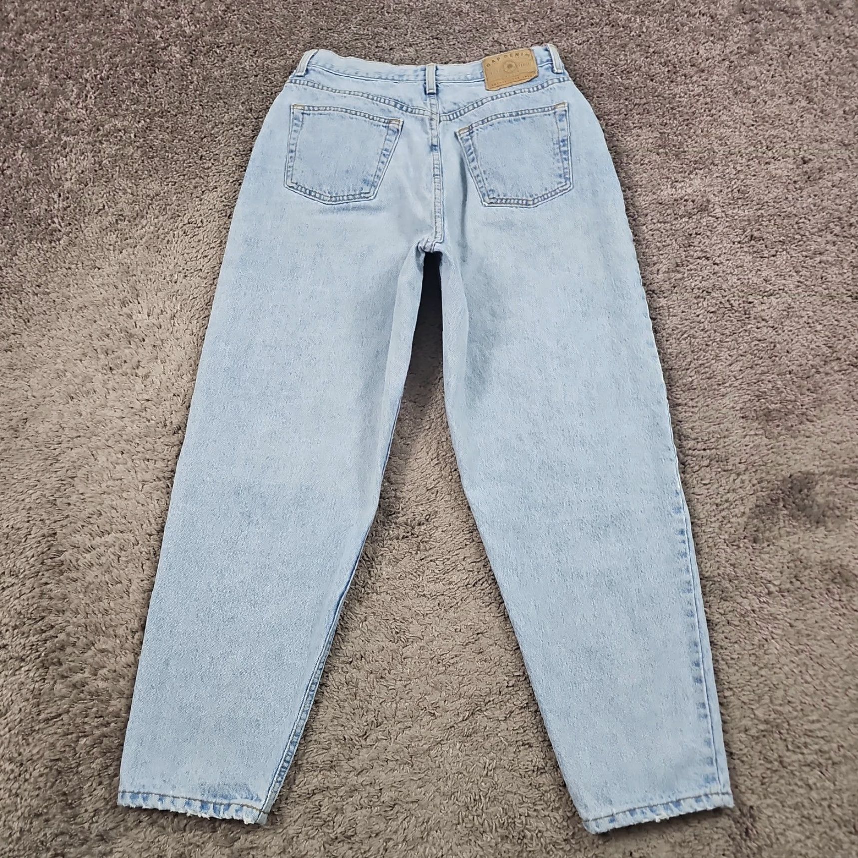 Gap VINTAGE Gap Jeans Women 14 Ankle High Light Wash Denim 27x27 Blue USA 100% Cotton Regular Style: Ankle Rise: High Size 36" / US 14 / IT 50 - 7 Thumbnail