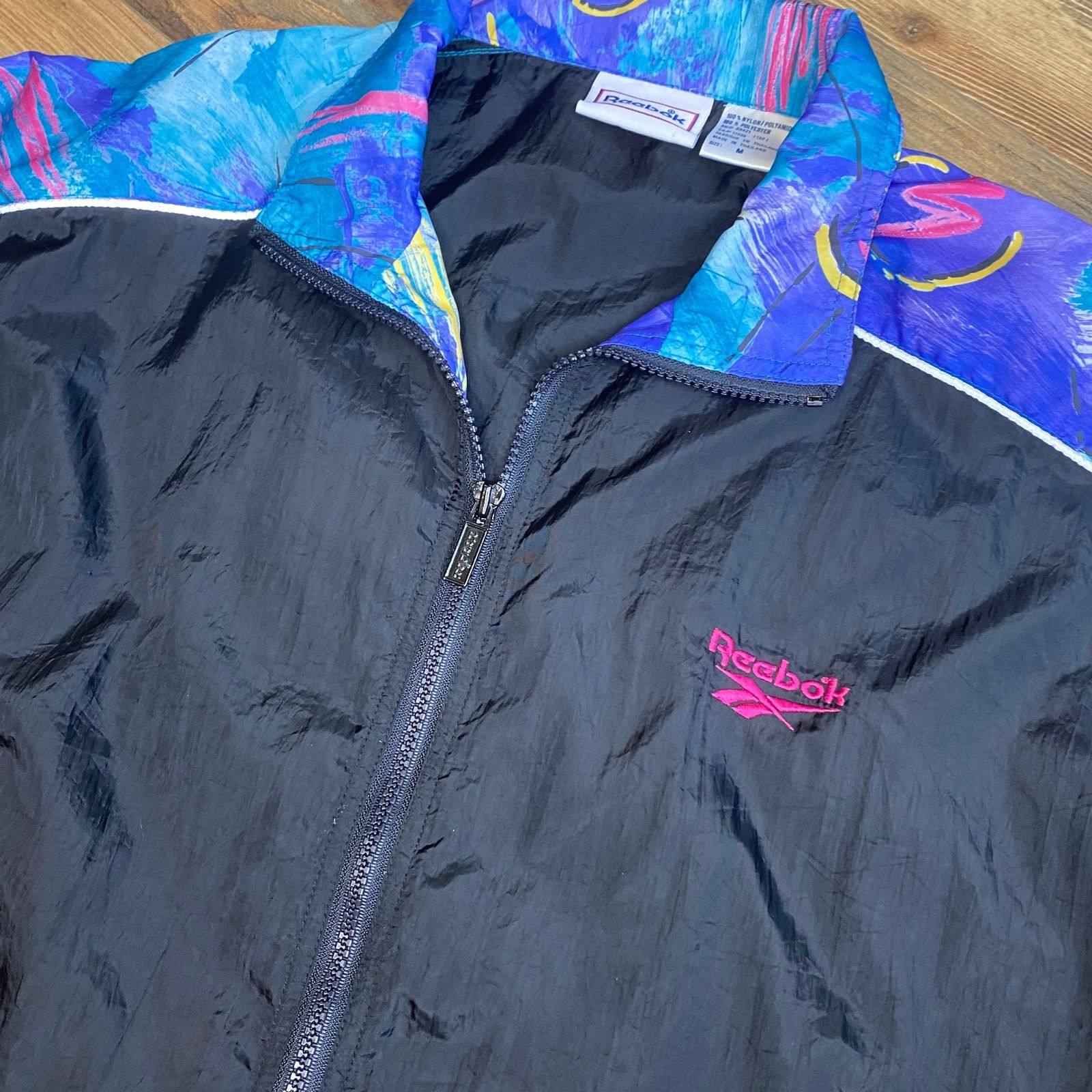 Reebok × Vintage Vintage Reebok Windbreaker Jacket Retro Sport 80s 90s Medium Size M / US 6-8 / IT 42-44 - 11 Thumbnail