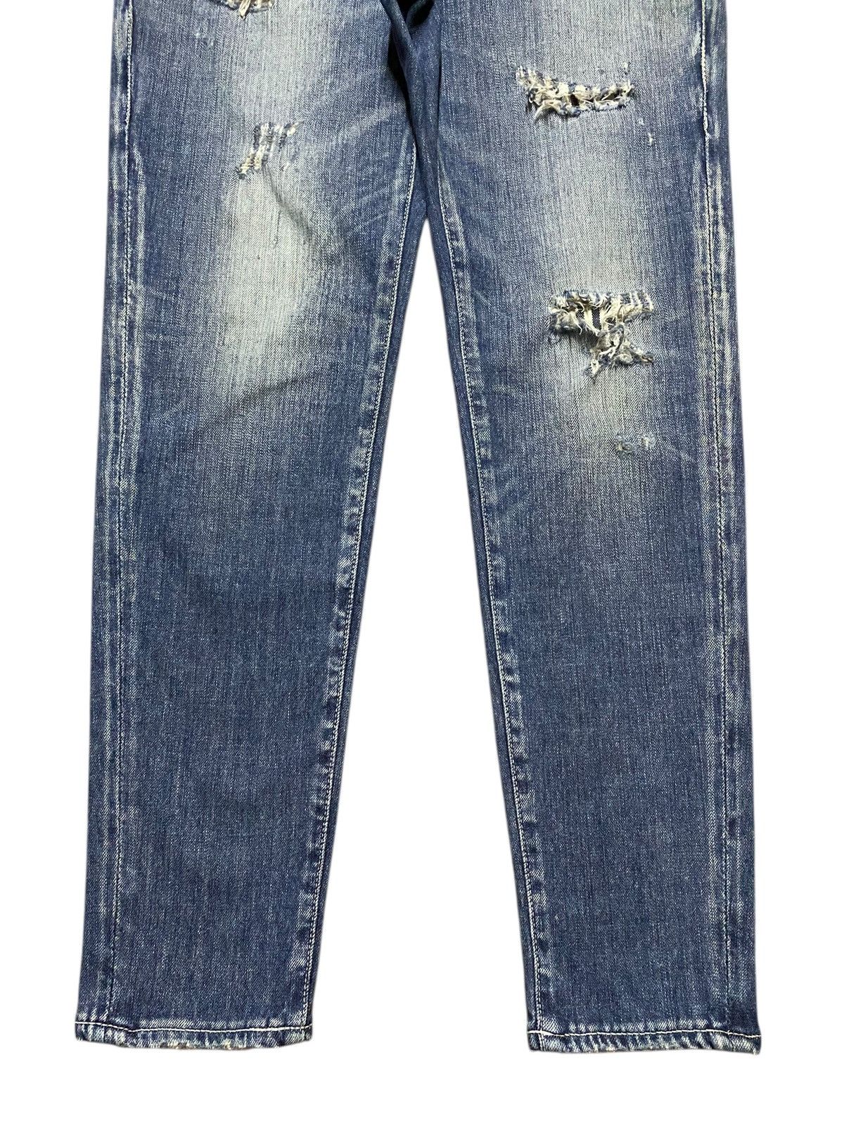 Vintage Vinage Rodeo Crown Japan Distressed Skinny Jeans Size US 30 / EU 46 - 5 Thumbnail