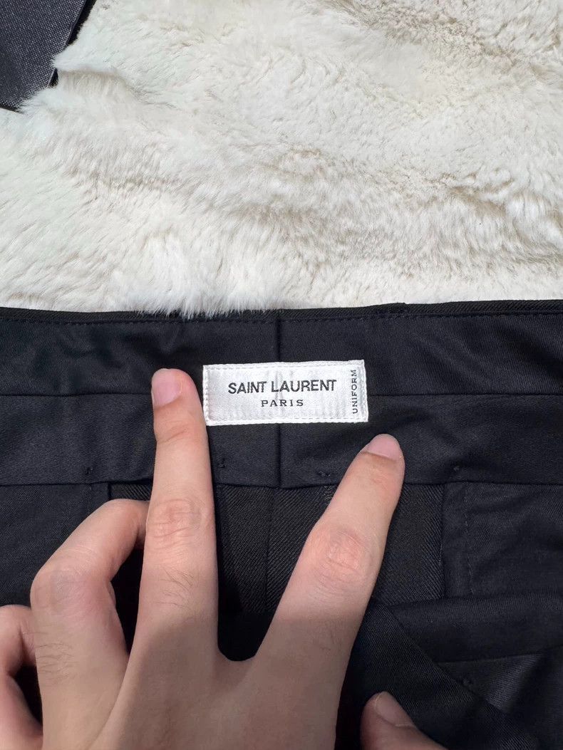 Yves Saint Laurent Yves Saint Laurent Saint Laurent Men's Slim Fit Trousers w Size US 44 / EU 60 - 3 Thumbnail