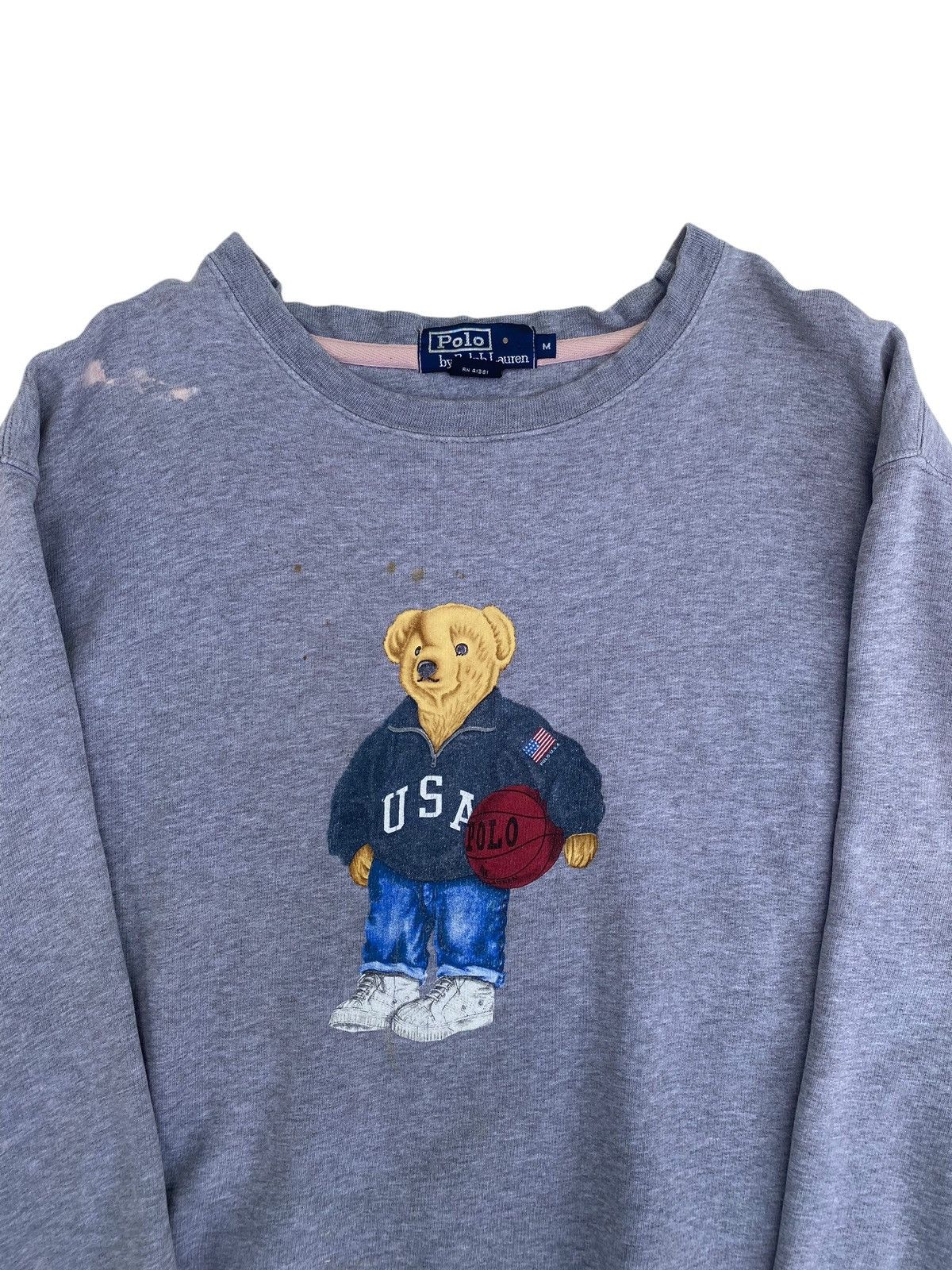 Polo Ralph Lauren Vtg Polo Bear Usa Ralph Lauren Size US M / EU 48-50 / 2 - 4 Thumbnail