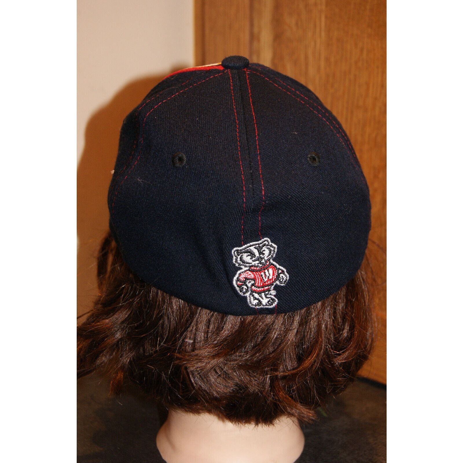 Zephyr VTG Y2K University Of Wisconsin Badgers Fitted M/L Cap Hat Size ONE SIZE - 4 Thumbnail