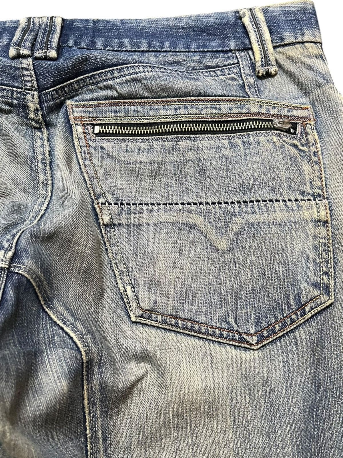 Diesel Vintage Diesel Arker F.P.Baggy Mudwash Ripped Denim Size US 35 - 9 Thumbnail