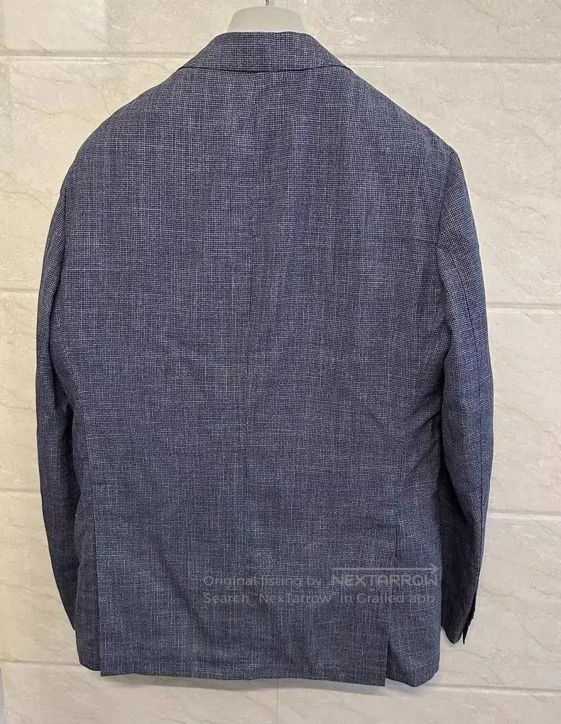 Loro Piana Loro Piana Blue White Rain System Blazer. Size US XL / EU 56 / 4 - 8 Thumbnail