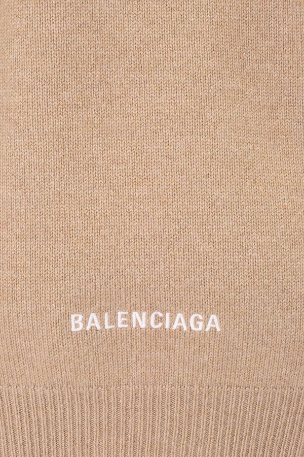 Balenciaga o1mt1gz1124 Sweater in Beige Size XS / US 0-2 / IT 36-38 - 4 Thumbnail