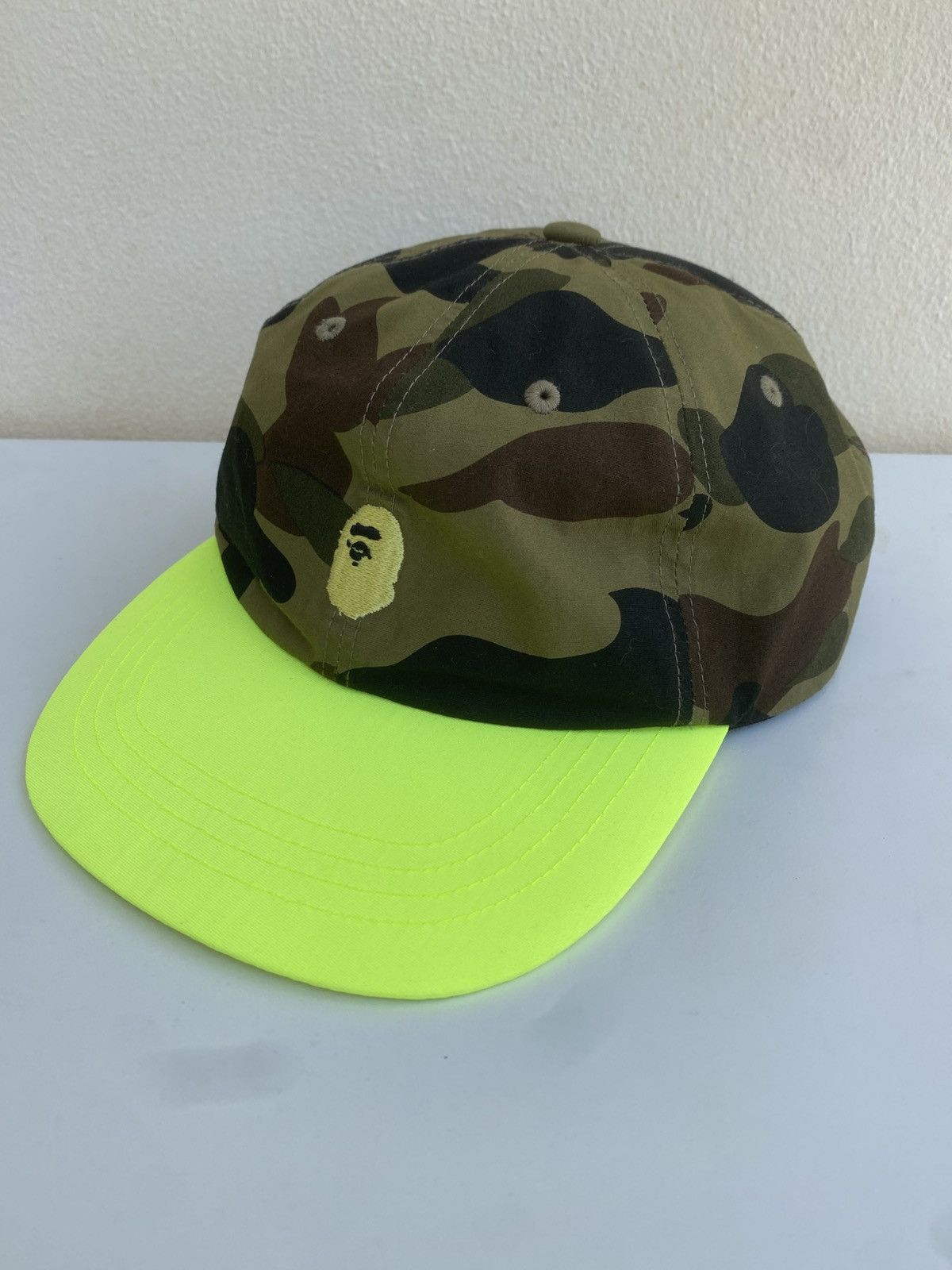 Bape Rare Bape 1st Camo Panel Green Cap/Hat Size ONE SIZE - 4 Thumbnail