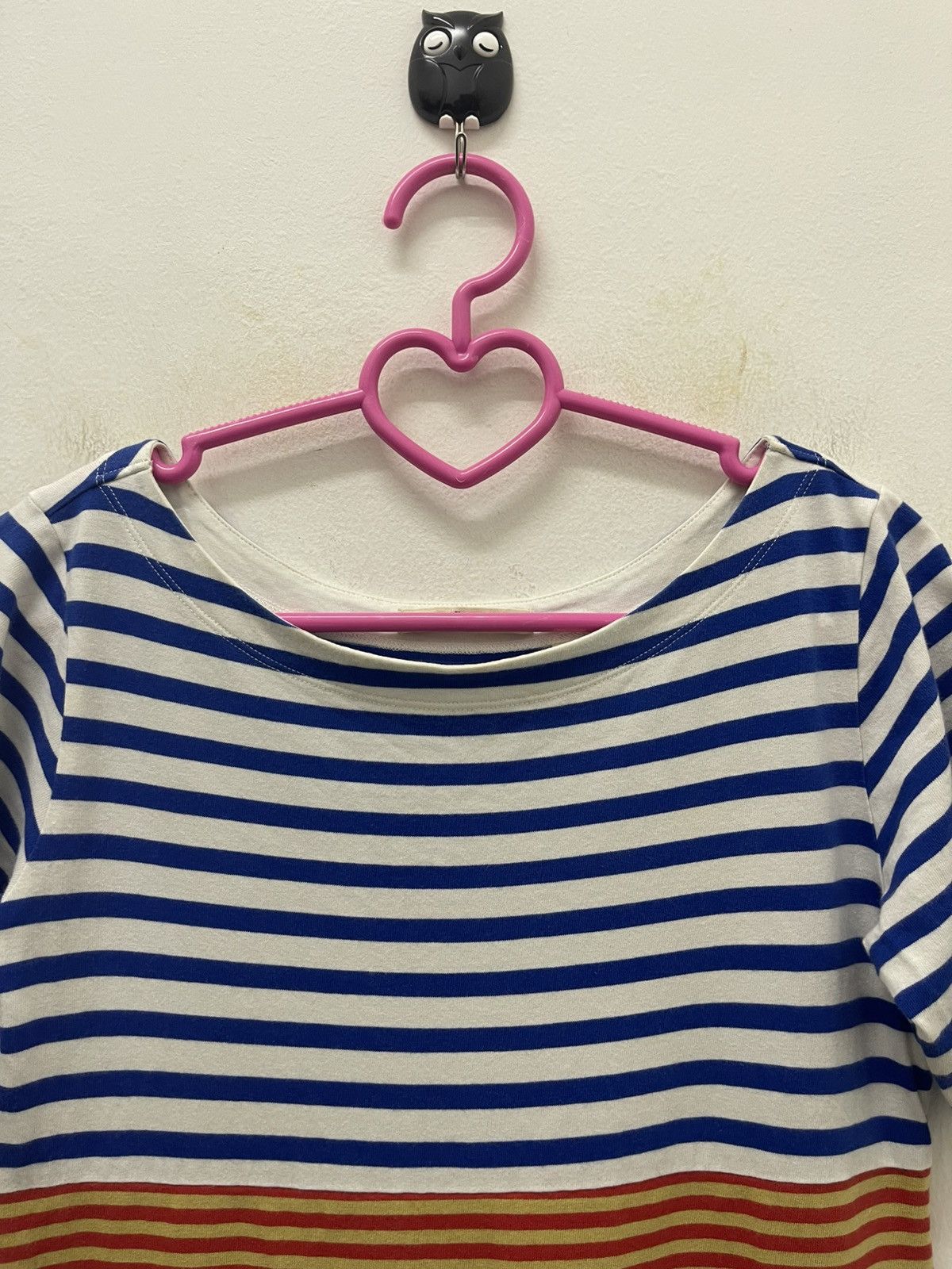 Marni × Uniqlo Rare MARNI X UNIQLO Striped Short Sleeve Dress Size S / US 4 / IT 40 - 3 Thumbnail