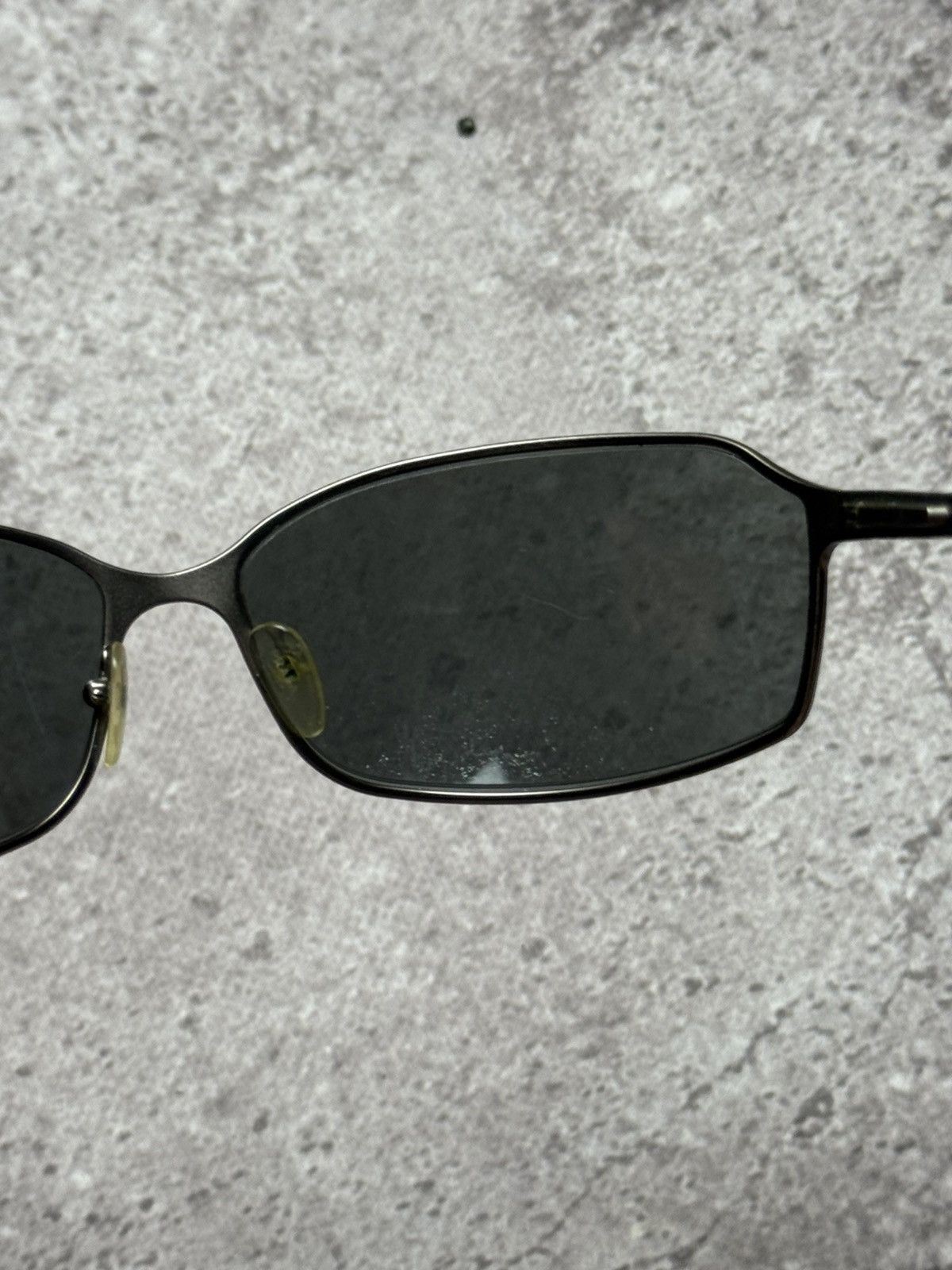 Prada Prada Sunglasses 2006 Vintage Black Grey Wrap Metal PR58GS Size ONE SIZE - 8 Thumbnail