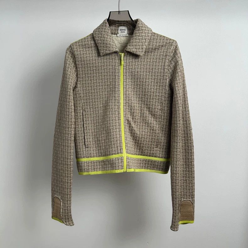 Hermes Hermes H-letter Collar Short Jacket Size US S / EU 44-46 / 1 - 1 Thumbnail