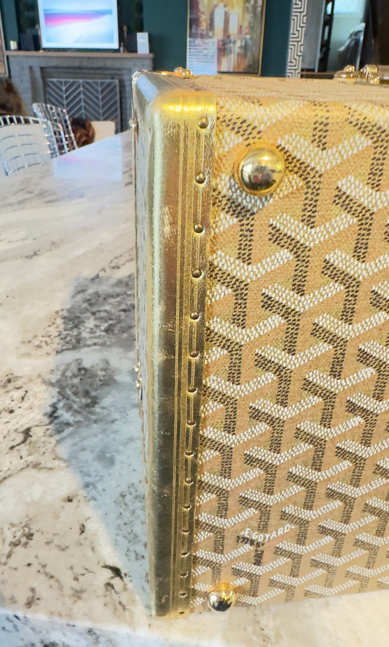 Goyard Sardaigne Vanity Train Case Canvas Jewelry Storage Size ONE SIZE - 19 Thumbnail