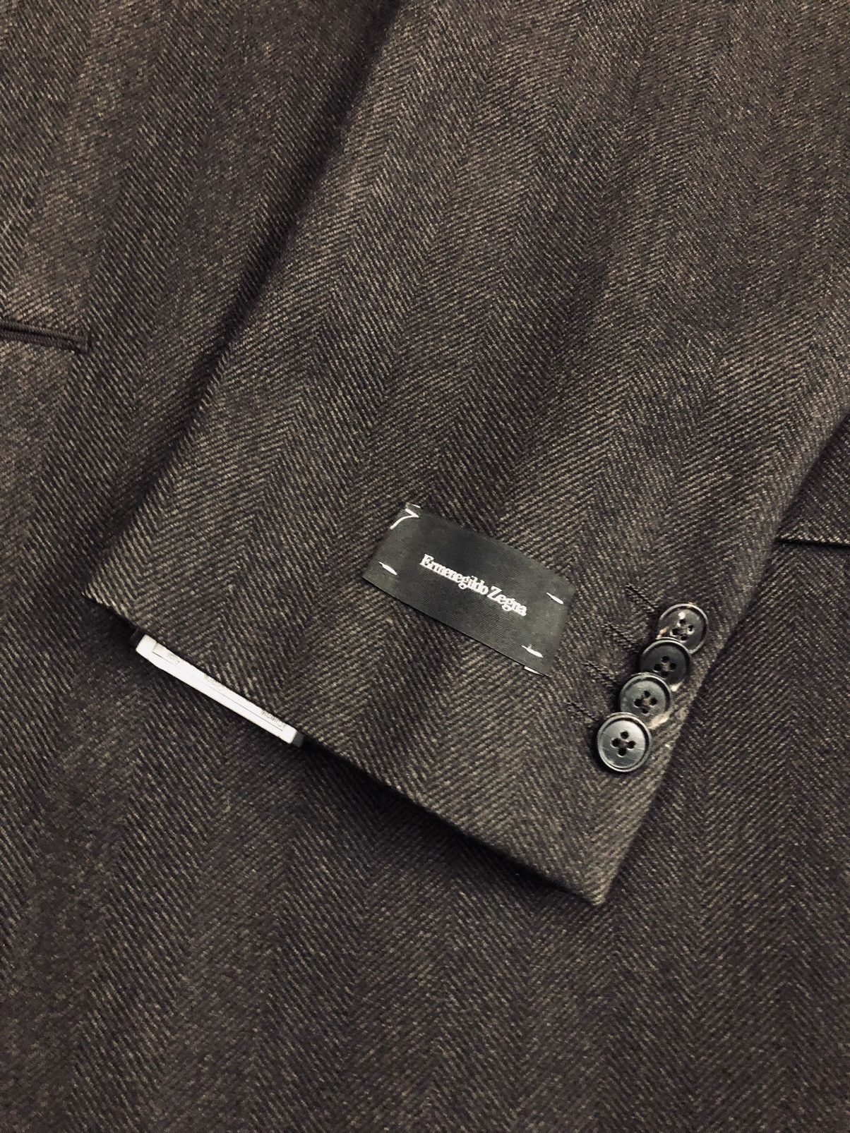 Ermenegildo Zegna Zegna 🇨🇭Duo dark brown wool cashmere Milano fit Coat 52 NWT Size US L / EU 52-54 / 3 - 11 Thumbnail