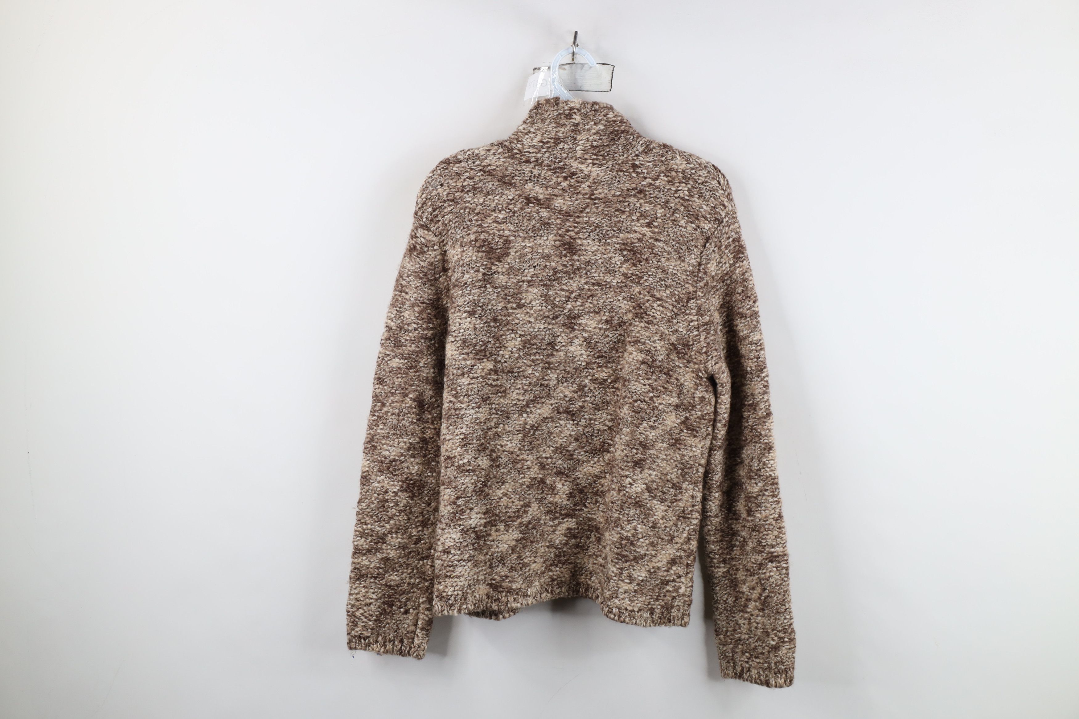 Vintage Vintage 90s Streetwear Wool Blend Knit Mock Neck Sweater Size M / US 6-8 / IT 42-44 - 7 Thumbnail