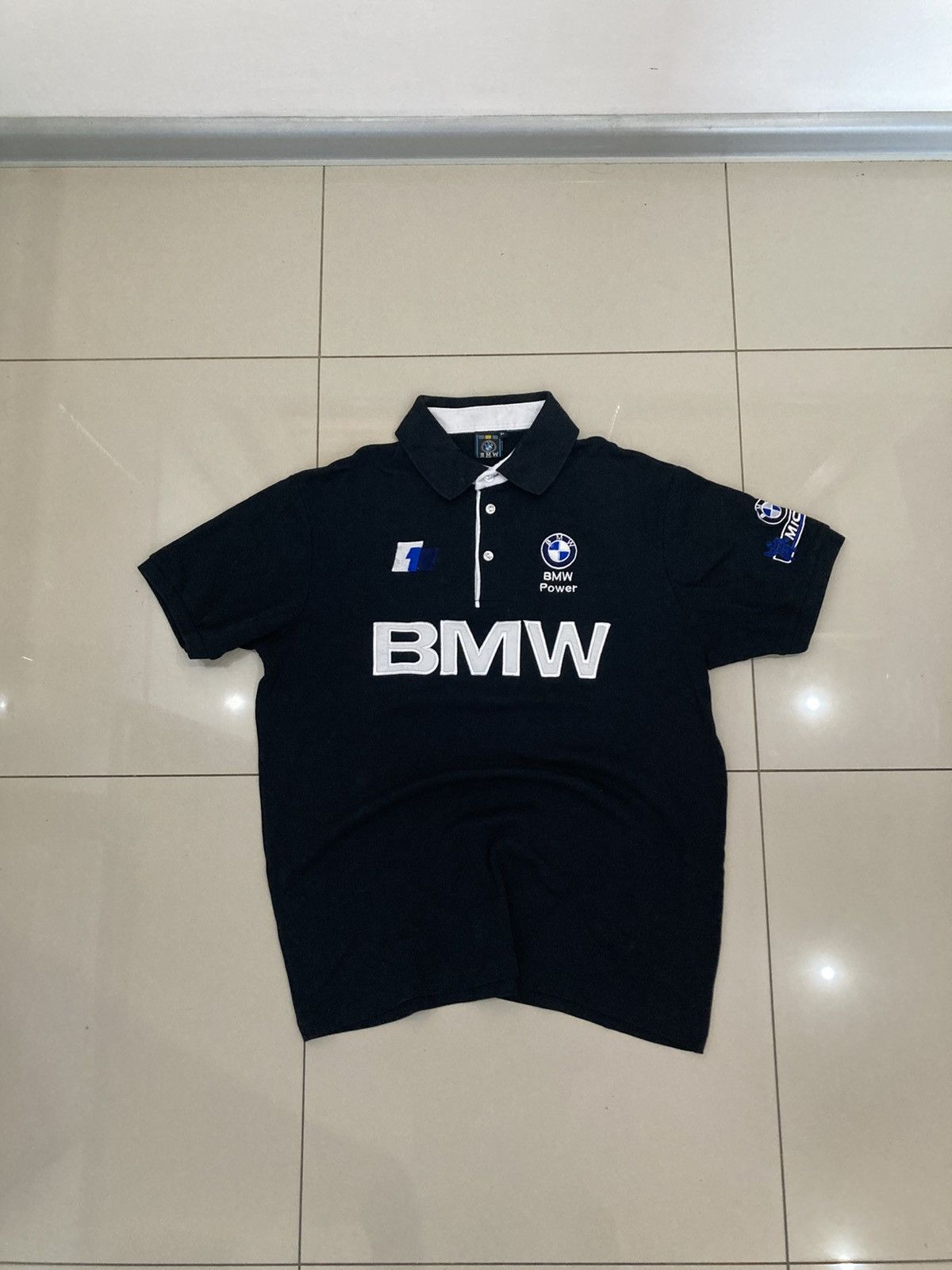 BMW Vintage BMW power racing team polo tee tshirt XL y2k drip Size US XL / EU 56 / 4 - 2 Thumbnail