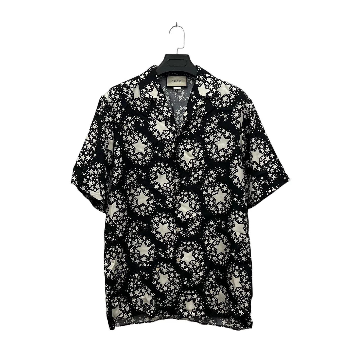 Japanese Brand Gucci Silk Star Print Short-Sleeve Shirt Size US S / EU 44-46 / 1 - 1 Thumbnail