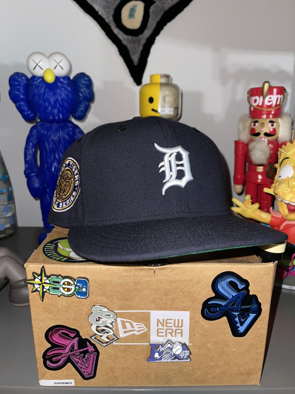 Hat Club × MyFitteds × New Era 7 3/8 Hat Club Detroit Tigers 1968 WS Green UV Size 38 - 1 Thumbnail