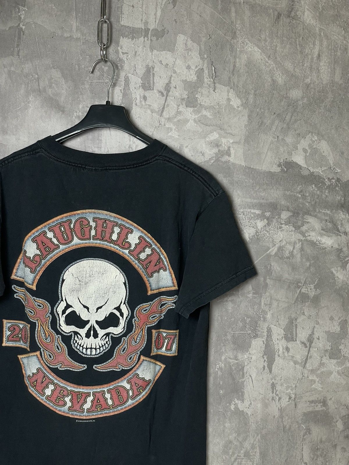Vintage Vintage Y2K Motorcycle Art Tee Skulls Laughlin Nevada Size US S / EU 44-46 / 1 - 4 Thumbnail