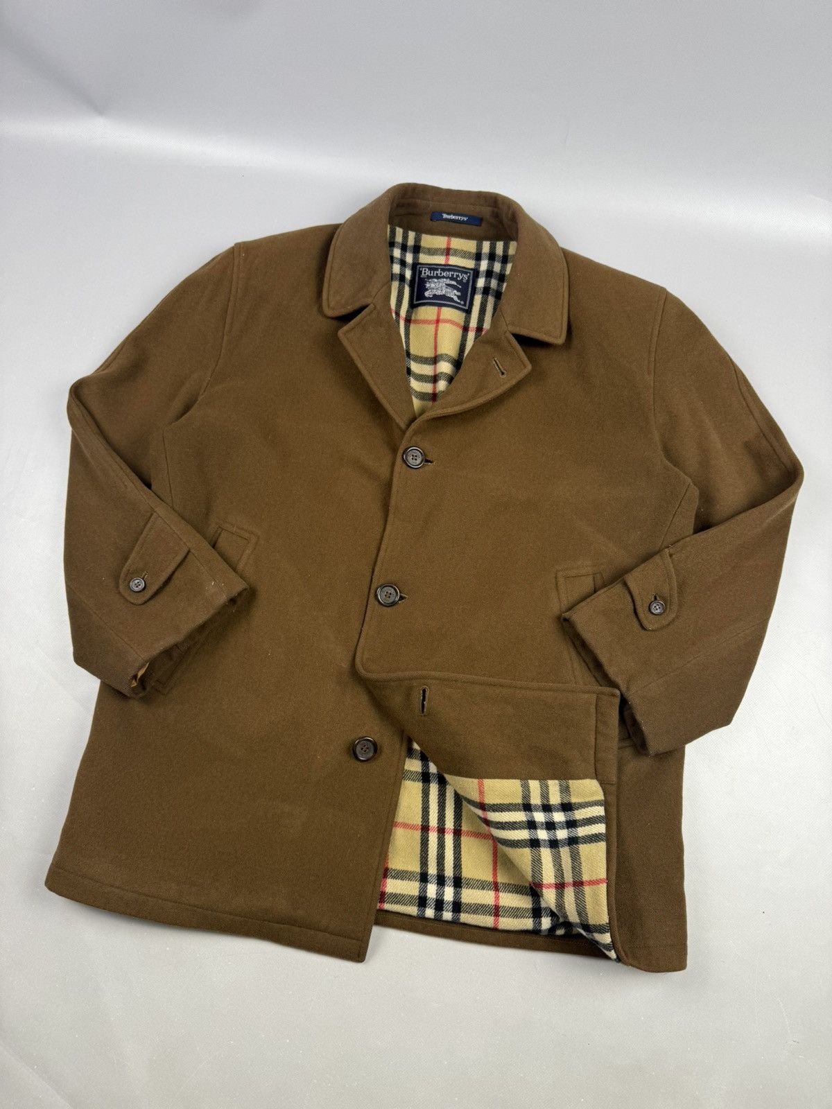 Burberry Burberry heavy coat brown full novacheck size S men Size US S / EU 44-46 / 1 - 3 Thumbnail