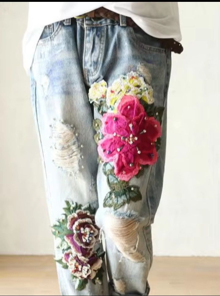 Japanese Brand × Vintage Plus size women jeans Size 42" / US 20 - 2 Thumbnail