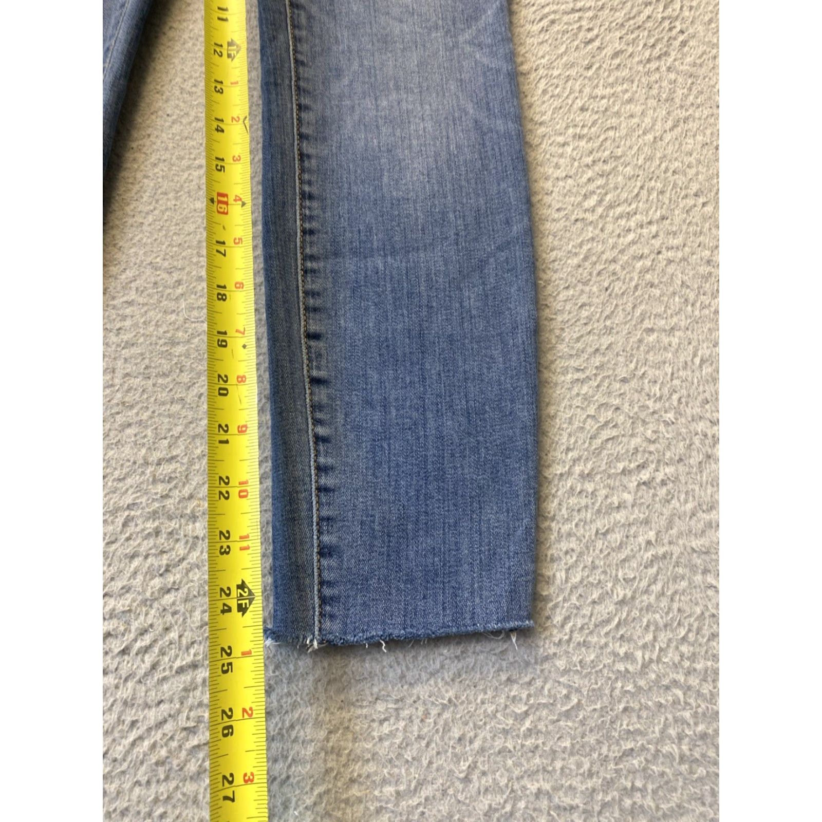 J.Crew J.Crew Jeans Women Size 8 Denim 28x25 Blue High Rise Regular Wash Slim Womens Size 28" / US 6 / IT 42 - 6 Thumbnail
