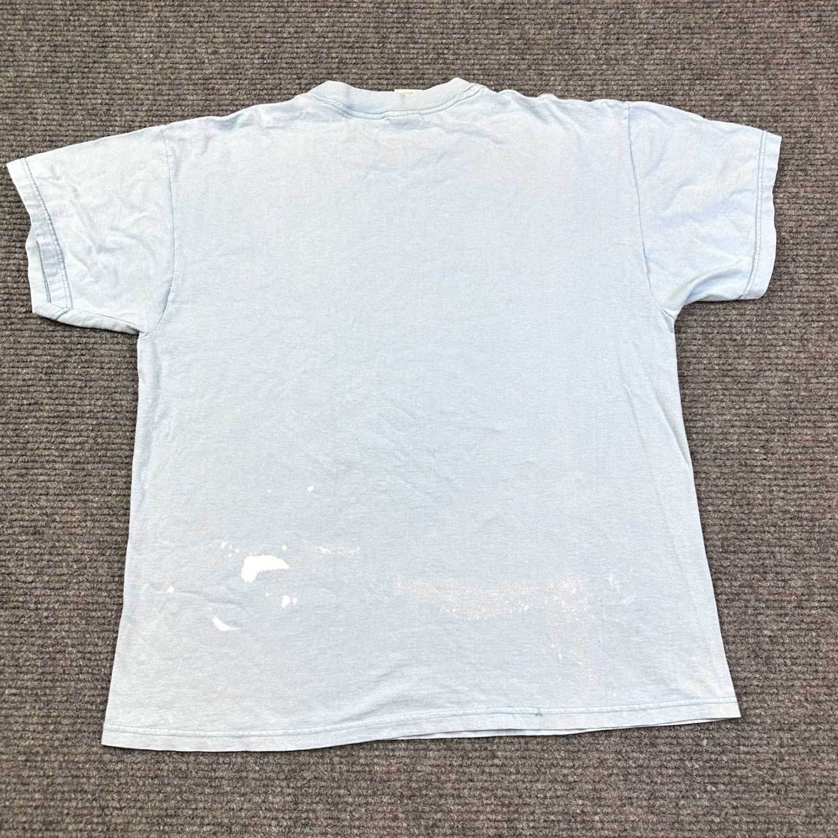Fruit Of The Loom VINTAGE Fieldcrest Cannon Short Sleeve T Shirt Blue 90s XL Graphic Tee Mens Mens? Size US XL / EU 56 / 4 - 3 Thumbnail