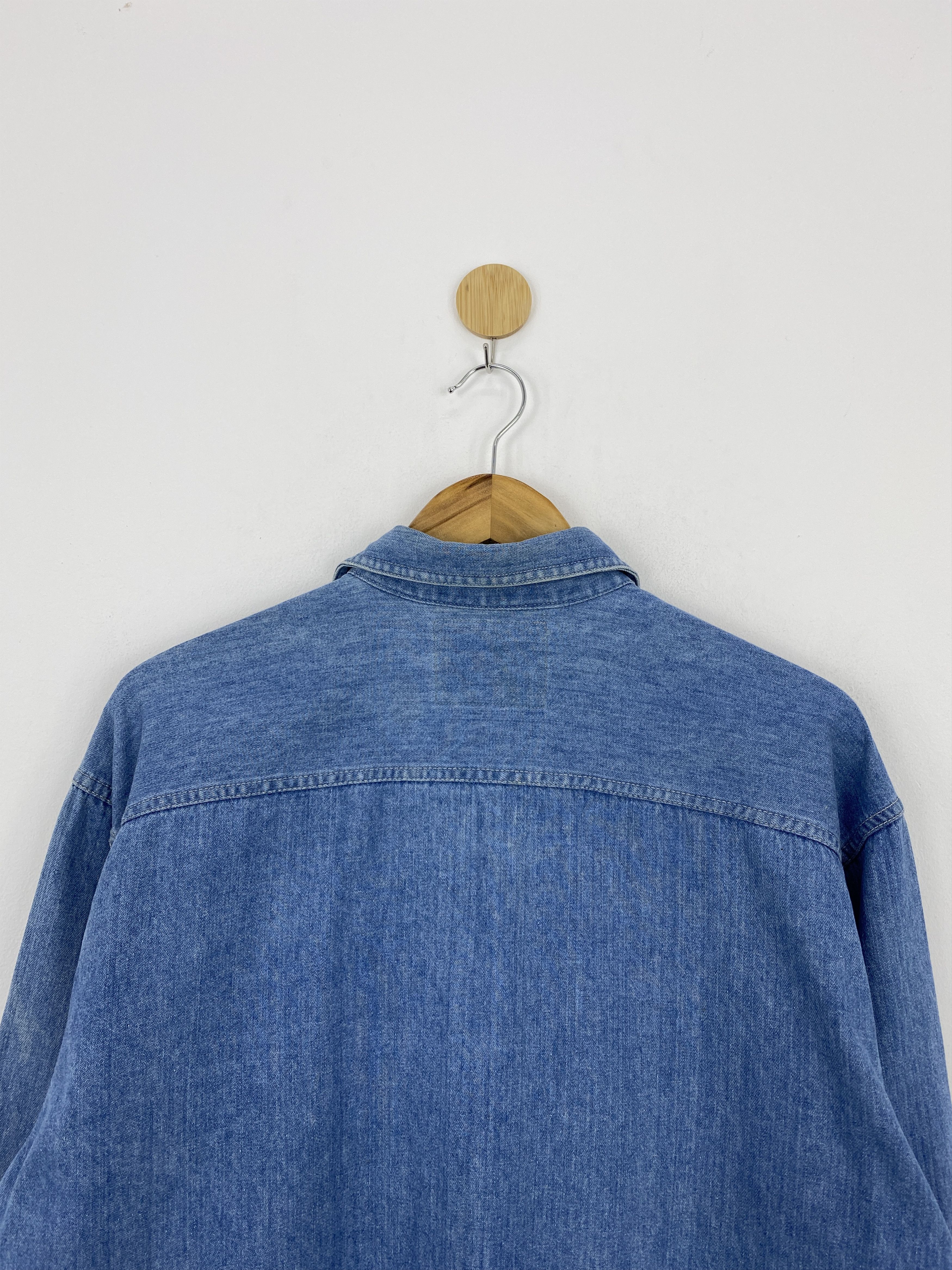 Levi's × Vintage Vintage Levi's Strauss Double Pocket Denim Shirt J1875 Size US M / EU 48-50 / 2 - 4 Thumbnail