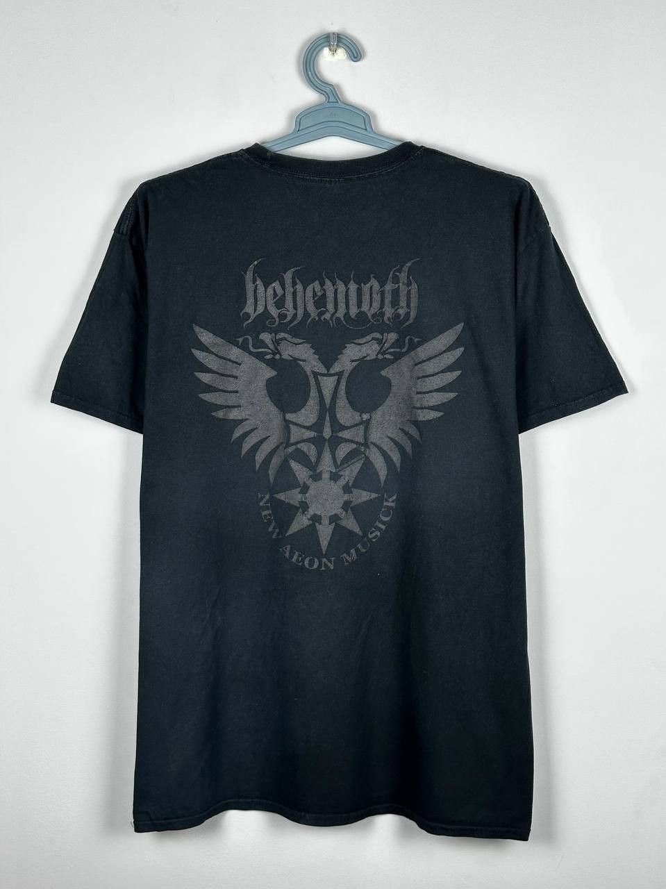 Band Tees Vintage SKELETON BEHEMOTH DEAD FACE Skulls Horror T Shirt Size US XL / EU 56 / 4 - 1 Thumbnail