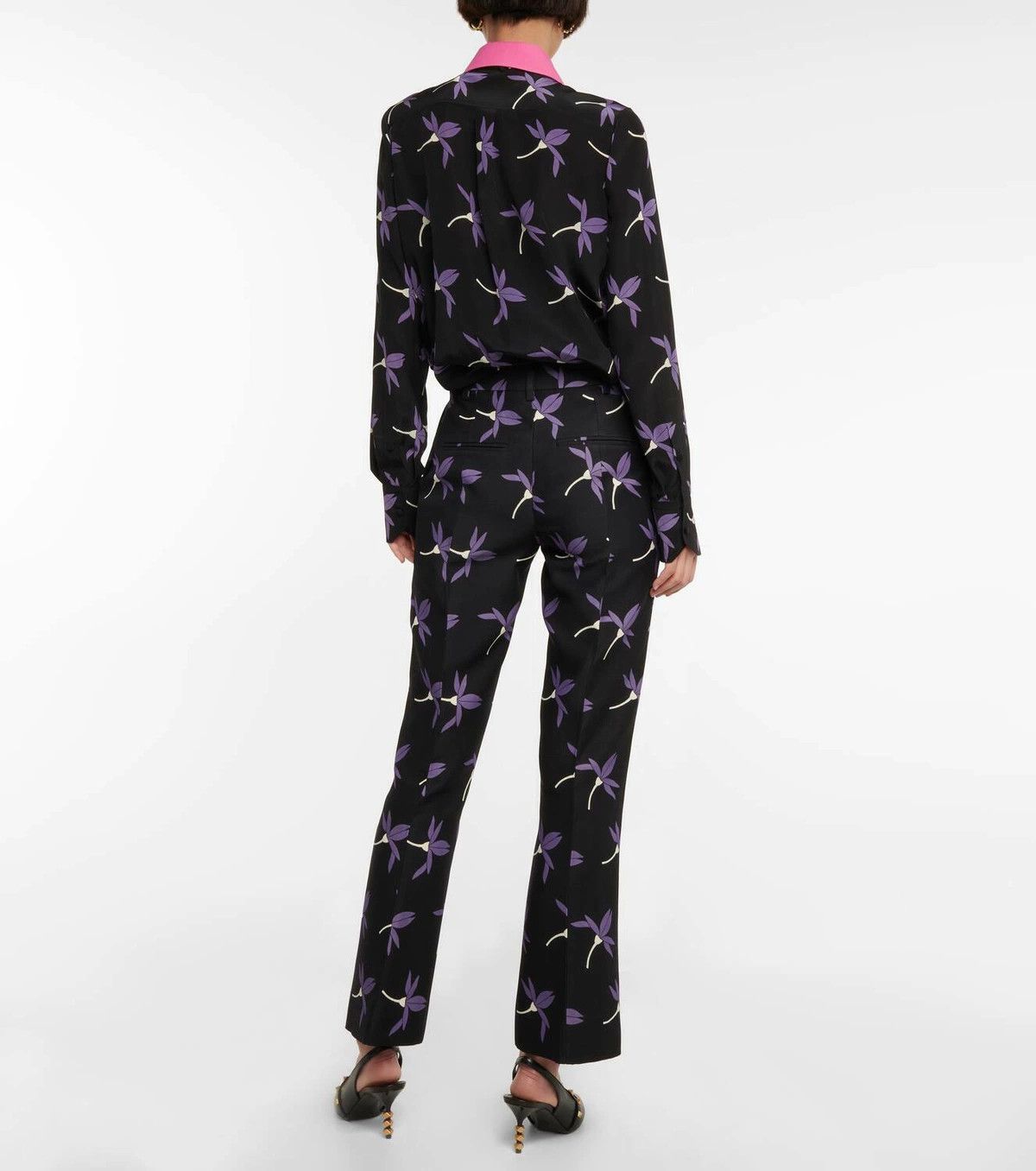 Valentino o1y0326 Casual Pant in Multicolor Size 34" / US 12 / IT 48 - 4 Thumbnail