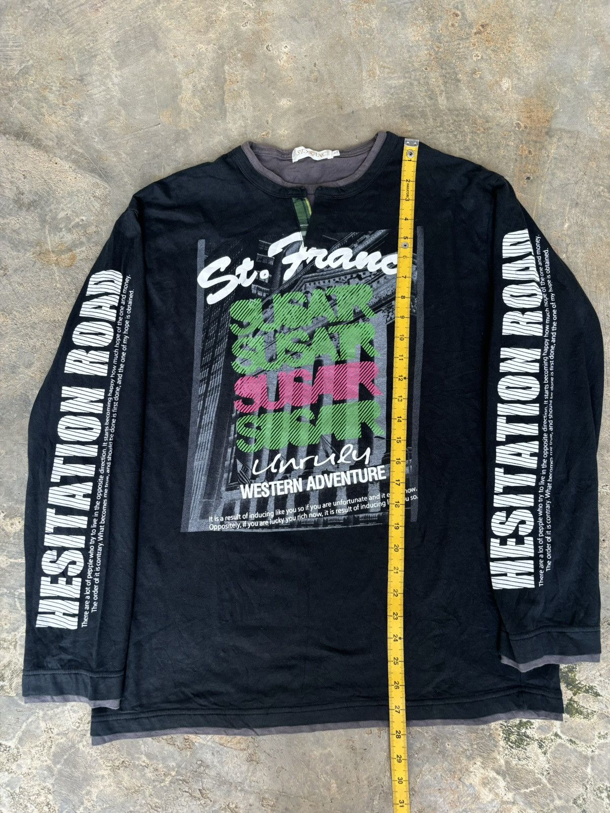 Hysteric Glamour × Japanese Brand Y2k ST. Franc Ifsixwasnine Punk style Longsleeve Size US L / EU 52-54 / 3 - 11 Thumbnail