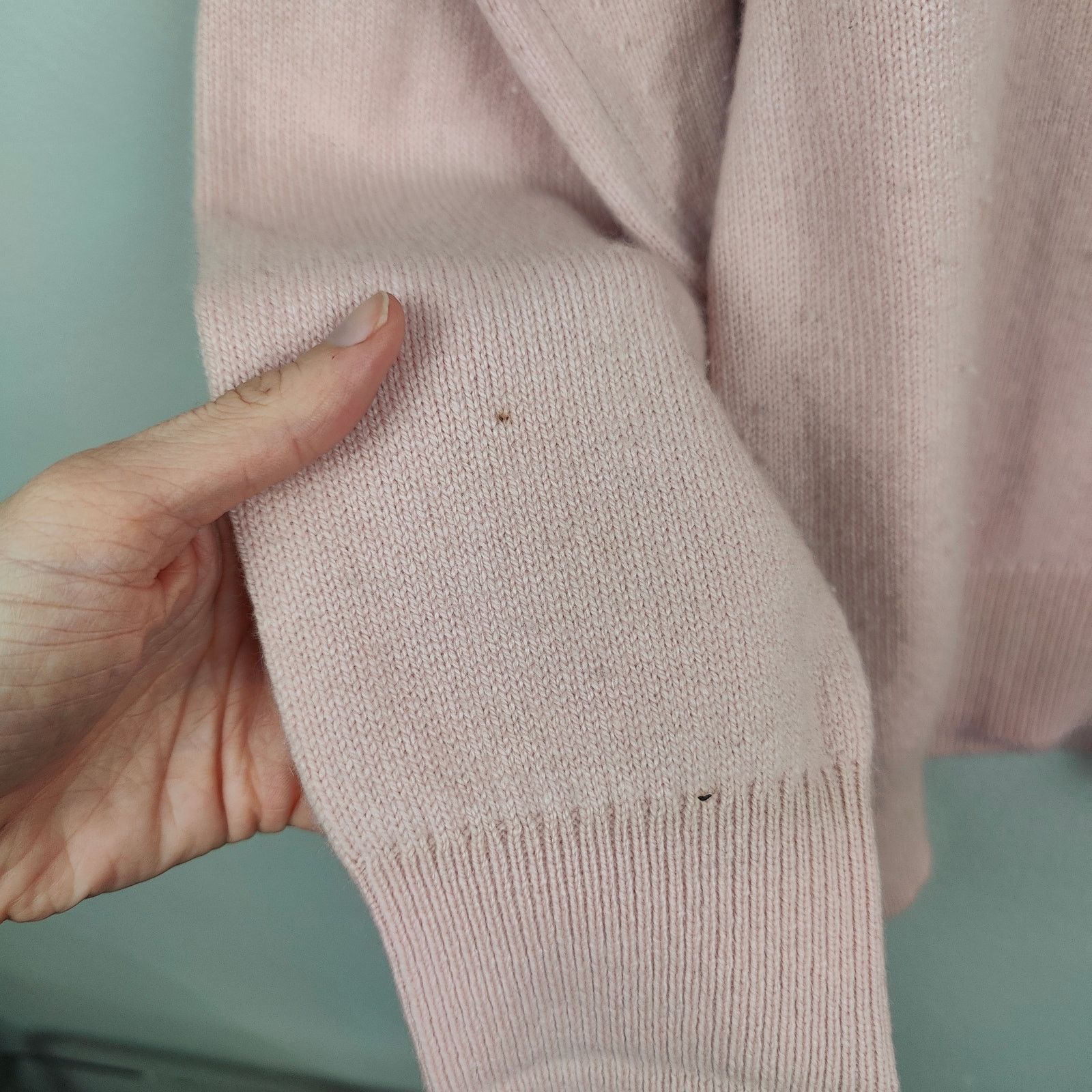Other Vintage Ballantyne Cashmere Sweater Mens Large Pink V-Neck Size US L / EU 52-54 / 3 - 5 Thumbnail