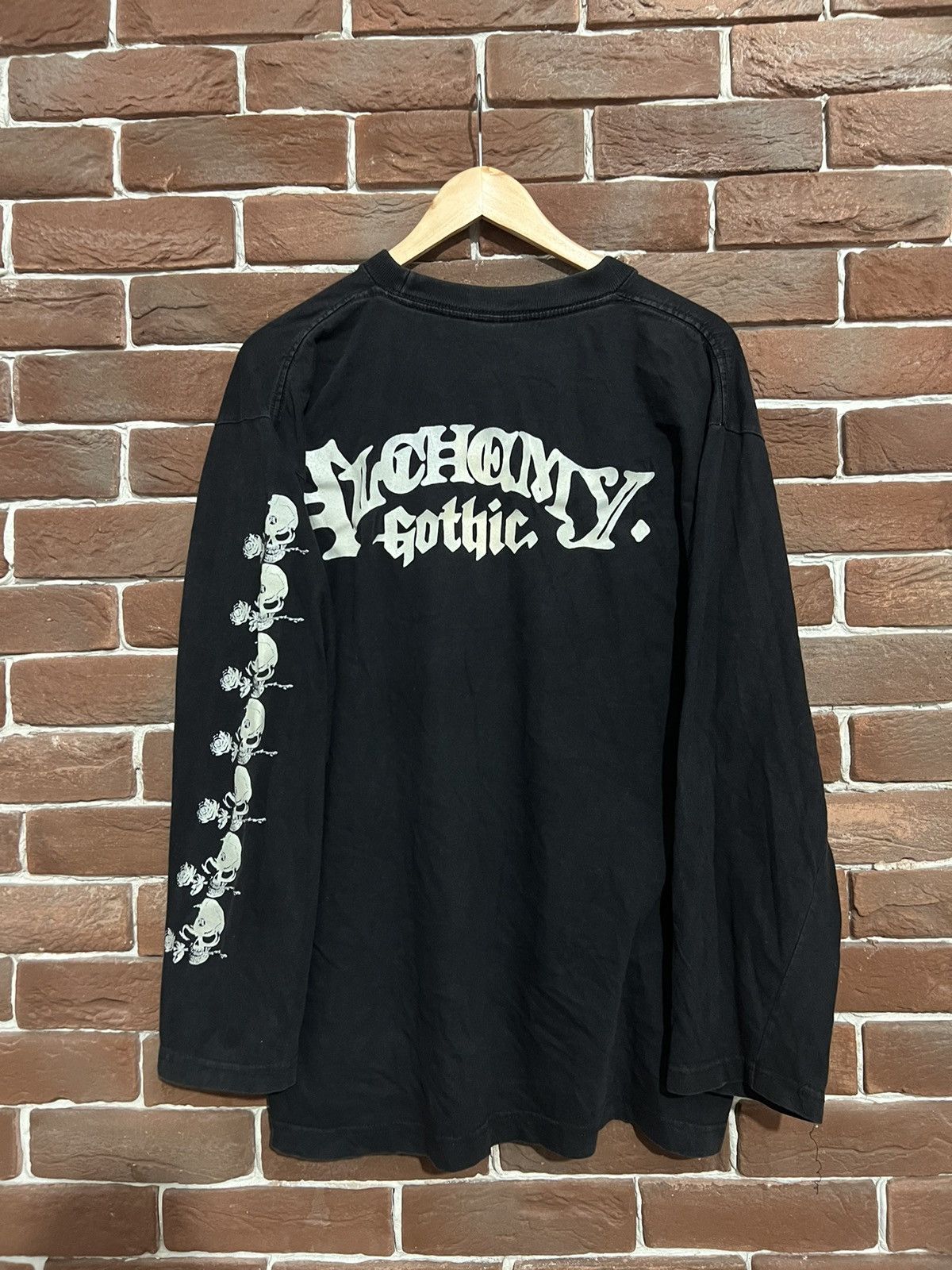 Band Tees 90s Vintage Alchemy Gothic Vigil Of The Acolyte Skull tee L Size US L / EU 52-54 / 3 - 2 Thumbnail