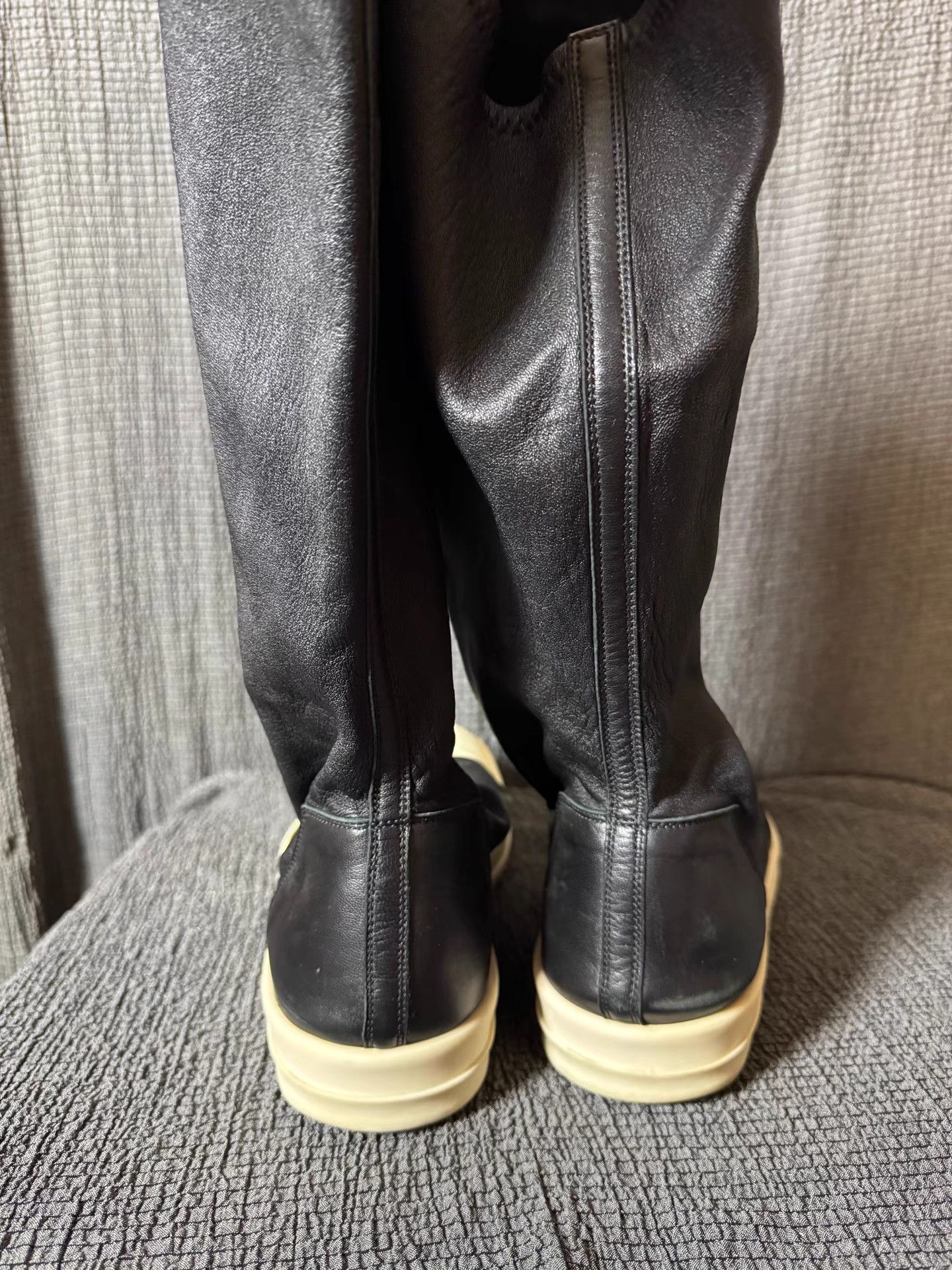 Rick Owens Rick Owens 17SS mainline lambskin "Adonis" boots Size US 8.5 / EU 41-42 - 4 Thumbnail