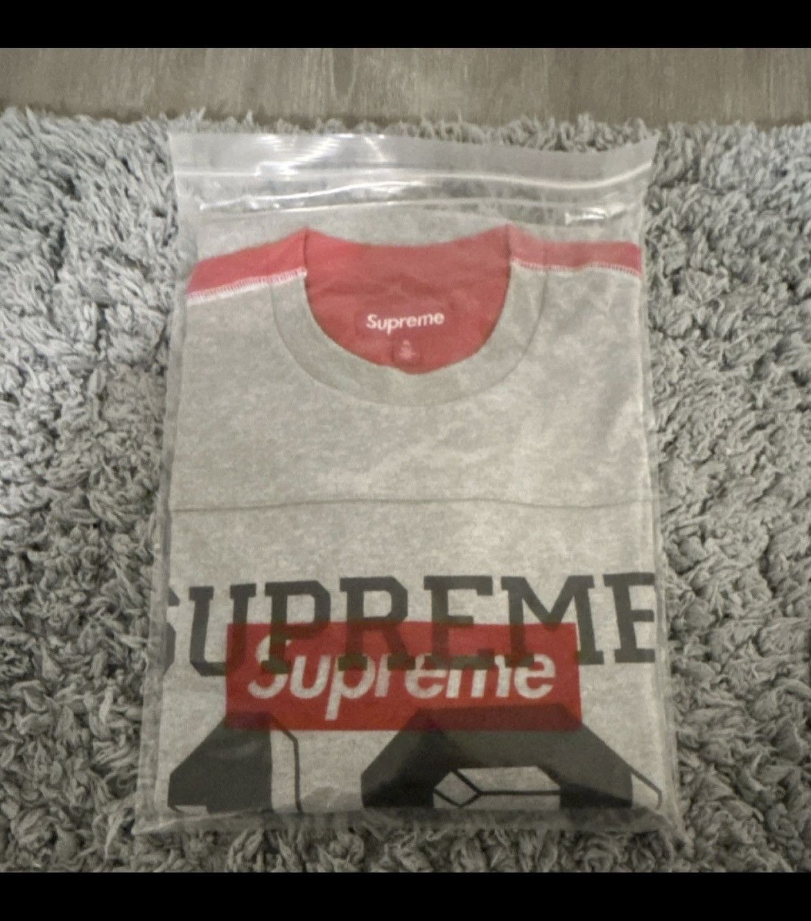 Supreme Supreme Split L/S Football Top Heather Grey XL (FW25) Size US XL / EU 56 / 4 - 3 Thumbnail