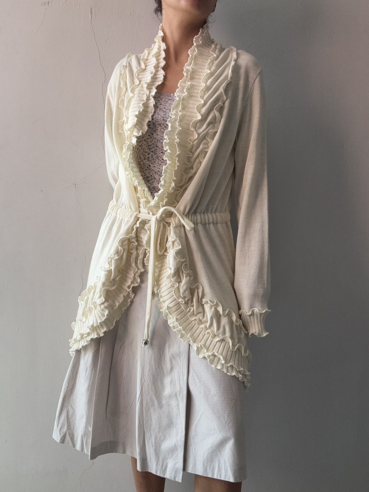 Vintage Wool cardigan Size M / US 6-8 / IT 42-44 - 2 Thumbnail