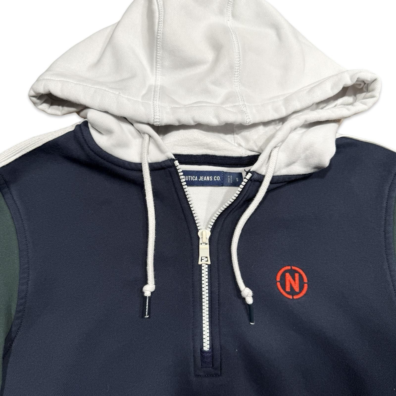 Nautica Nautica Zip Y2K Color Block Hoodie Size US S / EU 44-46 / 1 - 4 Thumbnail