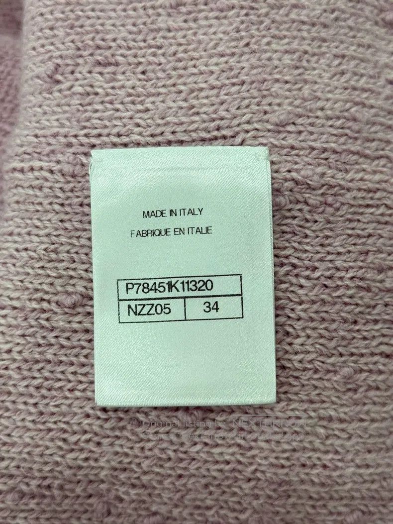 Chanel Chanel 24K pink and black colour-blocked wool knitted vest Size XXS / US 00 / IT 34 - 5 Thumbnail