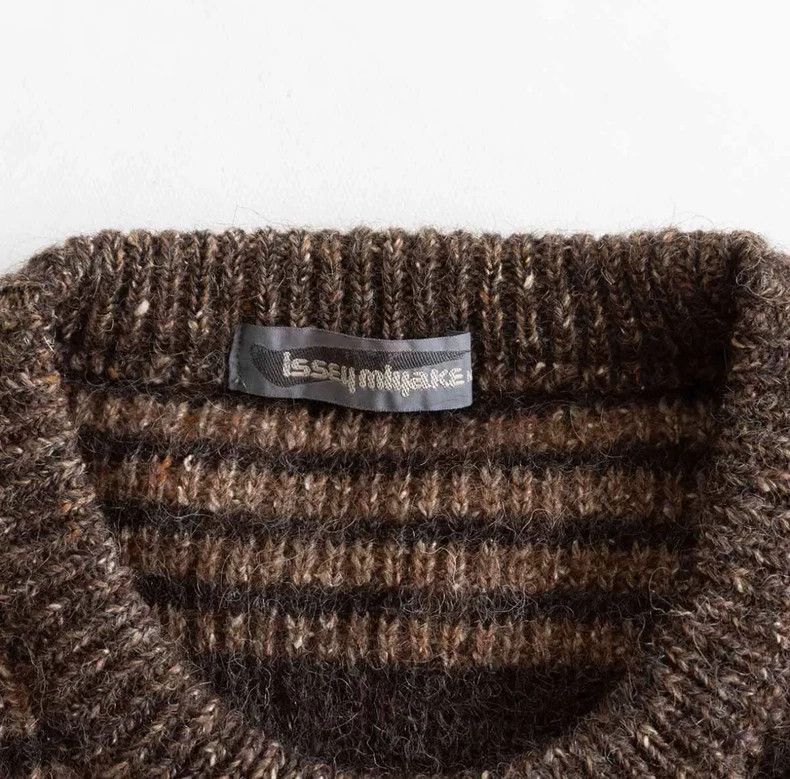 Issey Miyake issey miyake size:one size Brown wool blend sweater Size US M / EU 48-50 / 2 - 3 Thumbnail