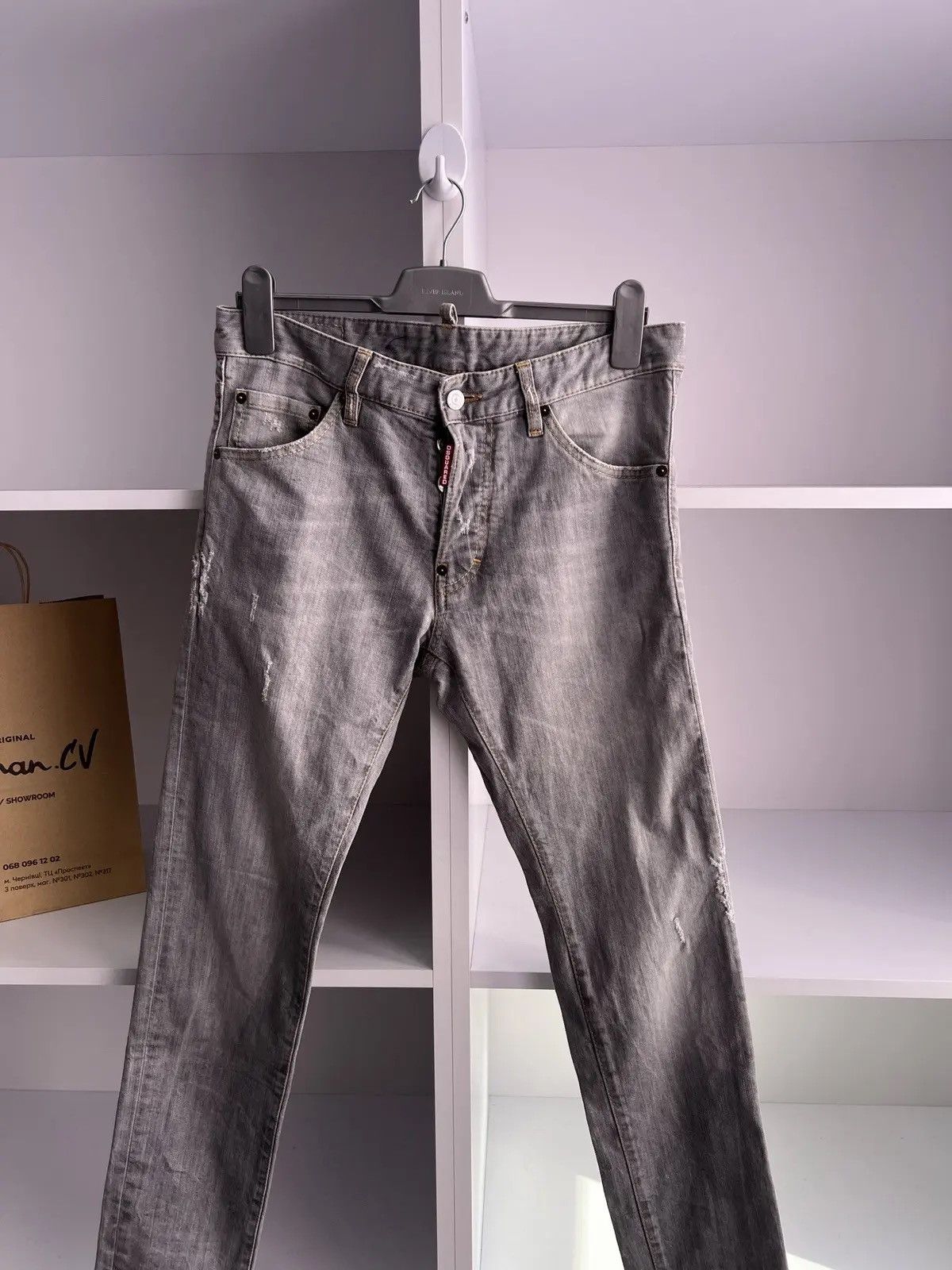 Dsquared2 × Vintage Vintage Dsquared2 Luxury Gray Pants Size US 30 / EU 46 - 3 Thumbnail