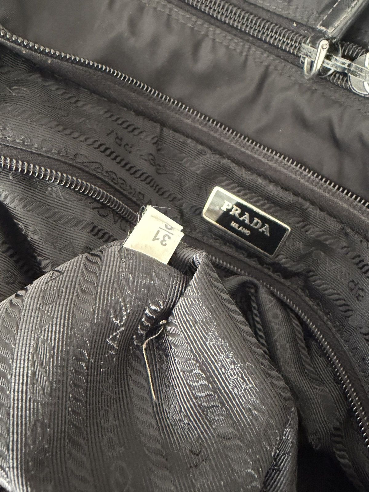 Prada Prada Saffiano Leather Nylon Travel Bag Size ONE SIZE - 14 Thumbnail
