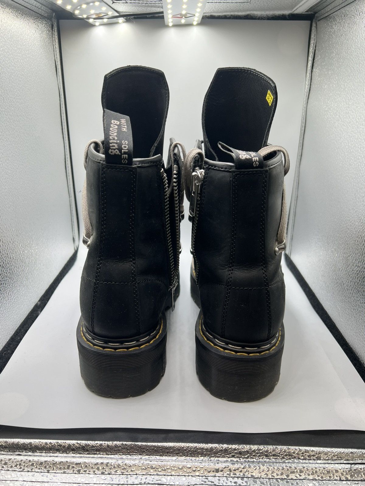 Rick Owens DRKSHDW × Dr. Martens 1460 Quad Sole Megalace®