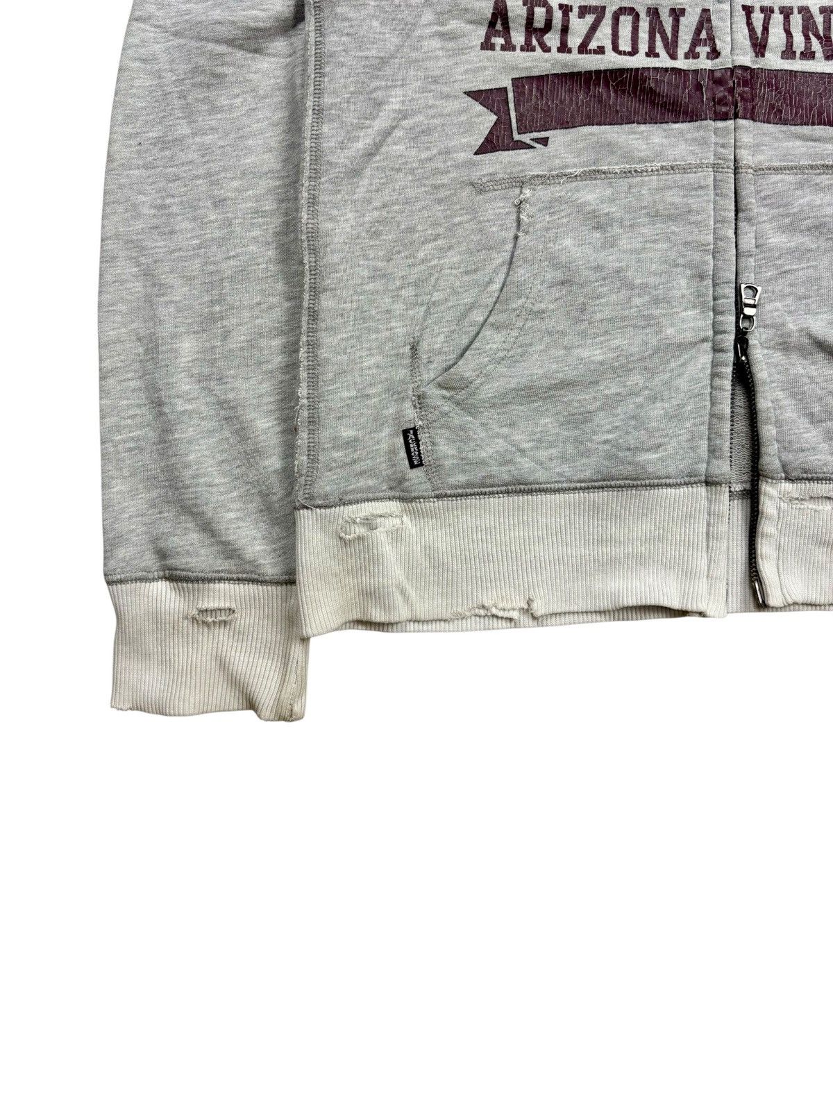JACKROSE 2000s Jackrose - Abrecombie Style Distressed Zip Hoodie Size US M / EU 48-50 / 2 - 3 Thumbnail