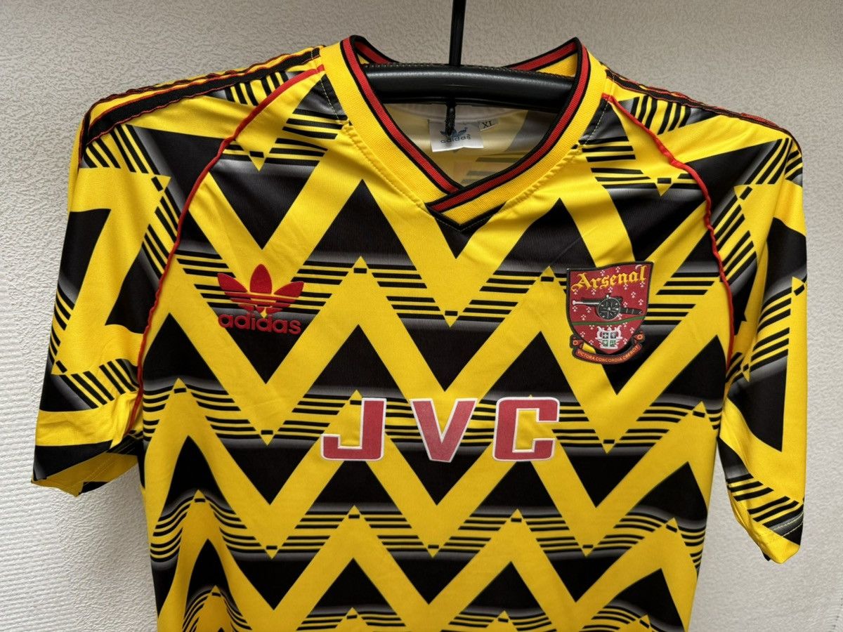 Vintage Wright 8 Arsenal Jvc adidas soccer jersey Xl vintage rare Size US XL / EU 56 / 4 - 3 Thumbnail