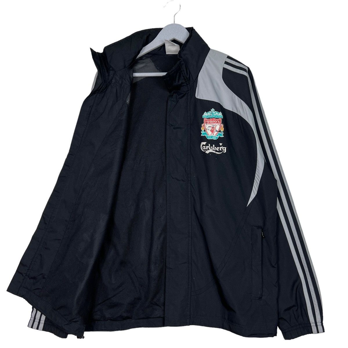 Adidas Y2K LIVERPOOL ADIDAS TRAINER JACKET Size US S / EU 44-46 / 1 - 9 Thumbnail