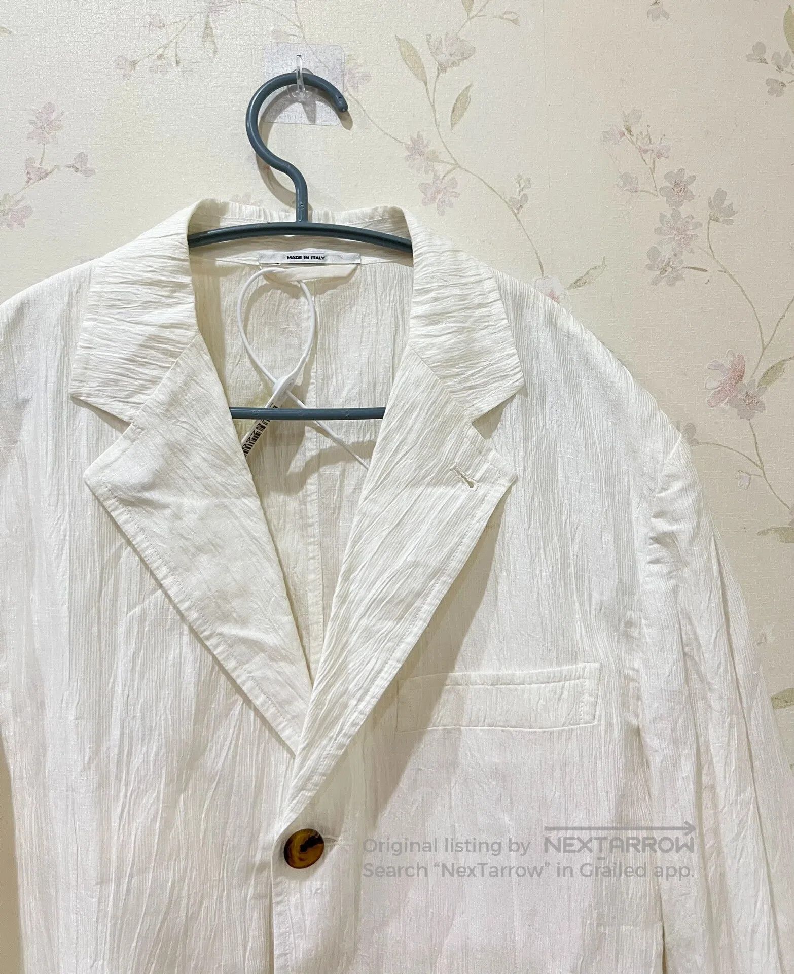 Hermes Hermes Flannel pleated suit jacket| Size 48R - 3 Thumbnail