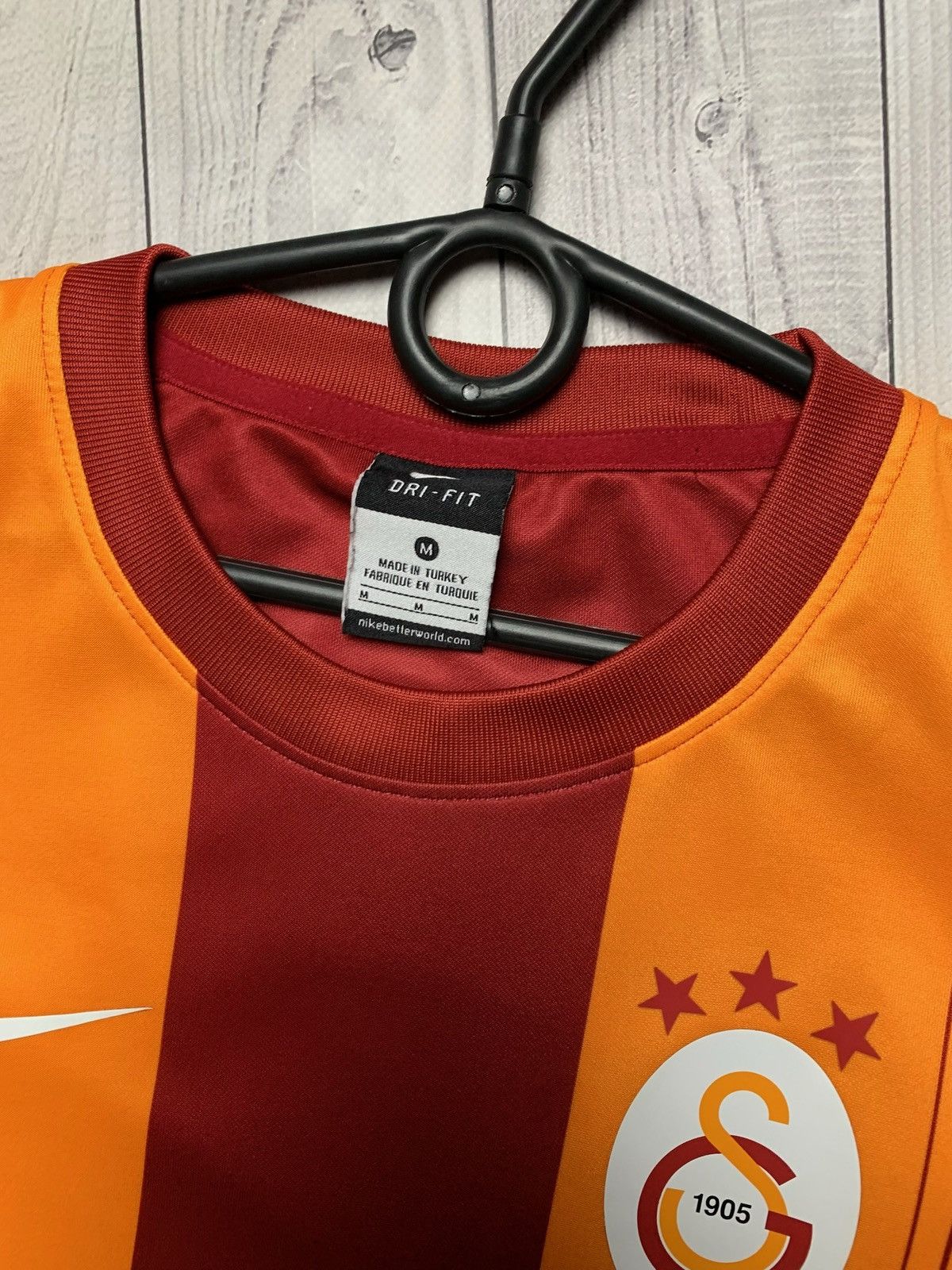 Nike × Vintage Vintage Nike Galatasaray soccer jersey size m orange Size US M / EU 48-50 / 2 - 3 Thumbnail