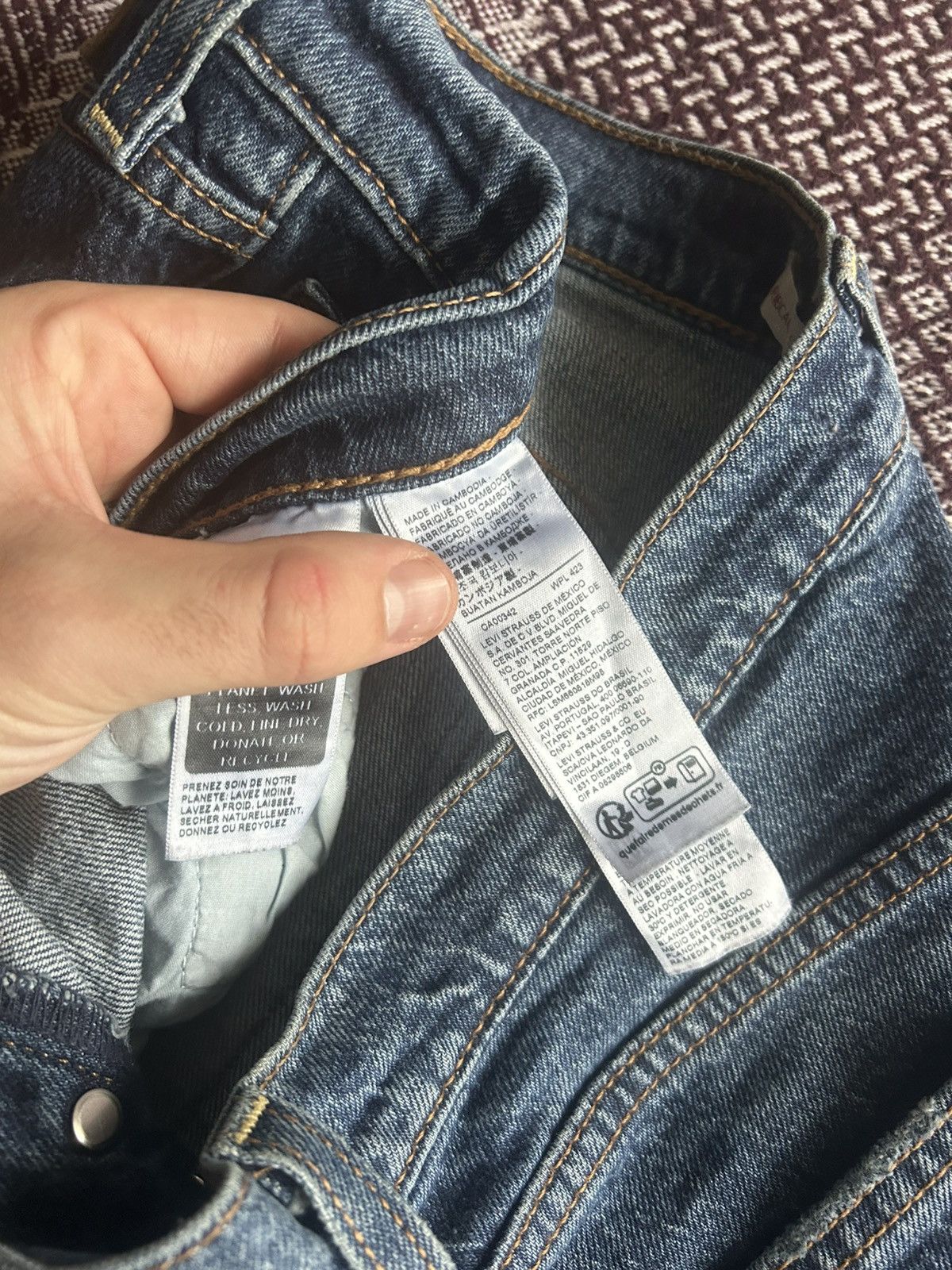 Levi's Levis Premium Model Ribcage Straight Big E Faded Size W33 Size US 33 - 11 Thumbnail