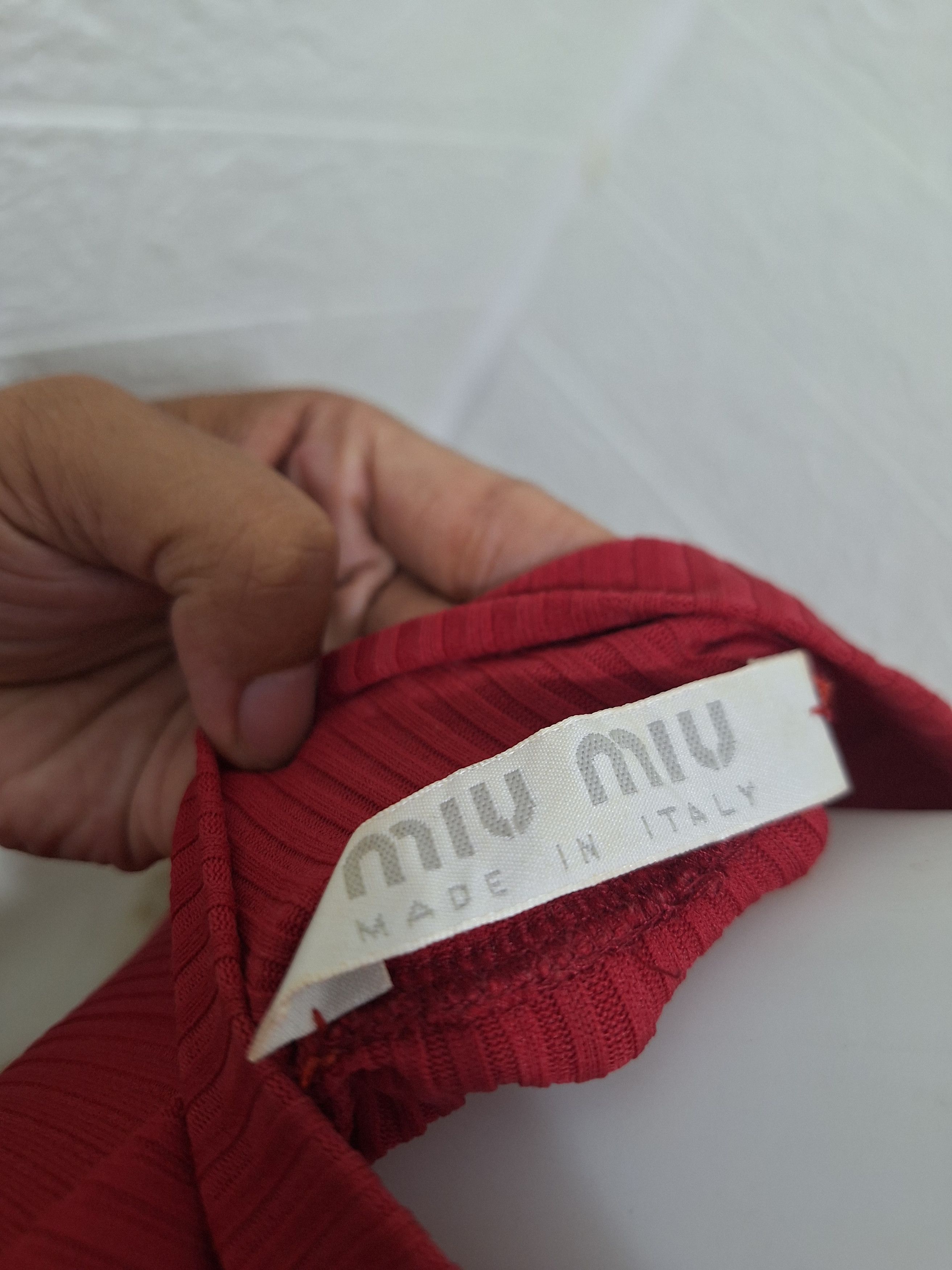 Designer × Miu Miu MIU MIU Turtle neck Size S / US 4 / IT 40 - 4 Thumbnail