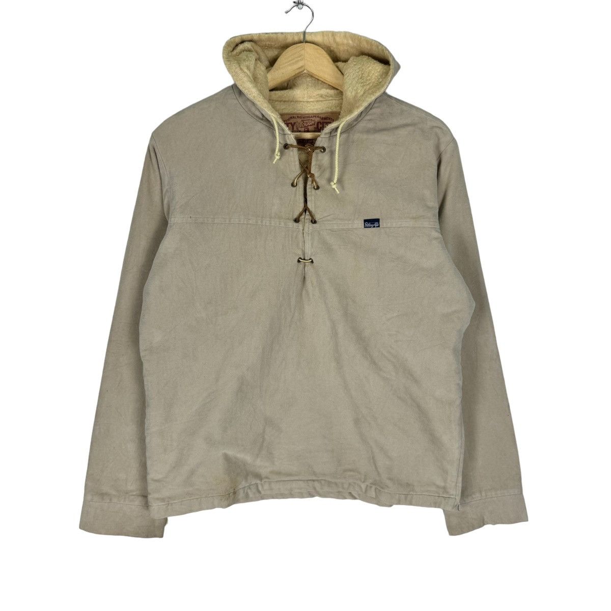 Bape 🌟BATHING APE PULLOVER HOODIE SHEPA JACKET Size L / US 10 / IT 46 - 2 Thumbnail