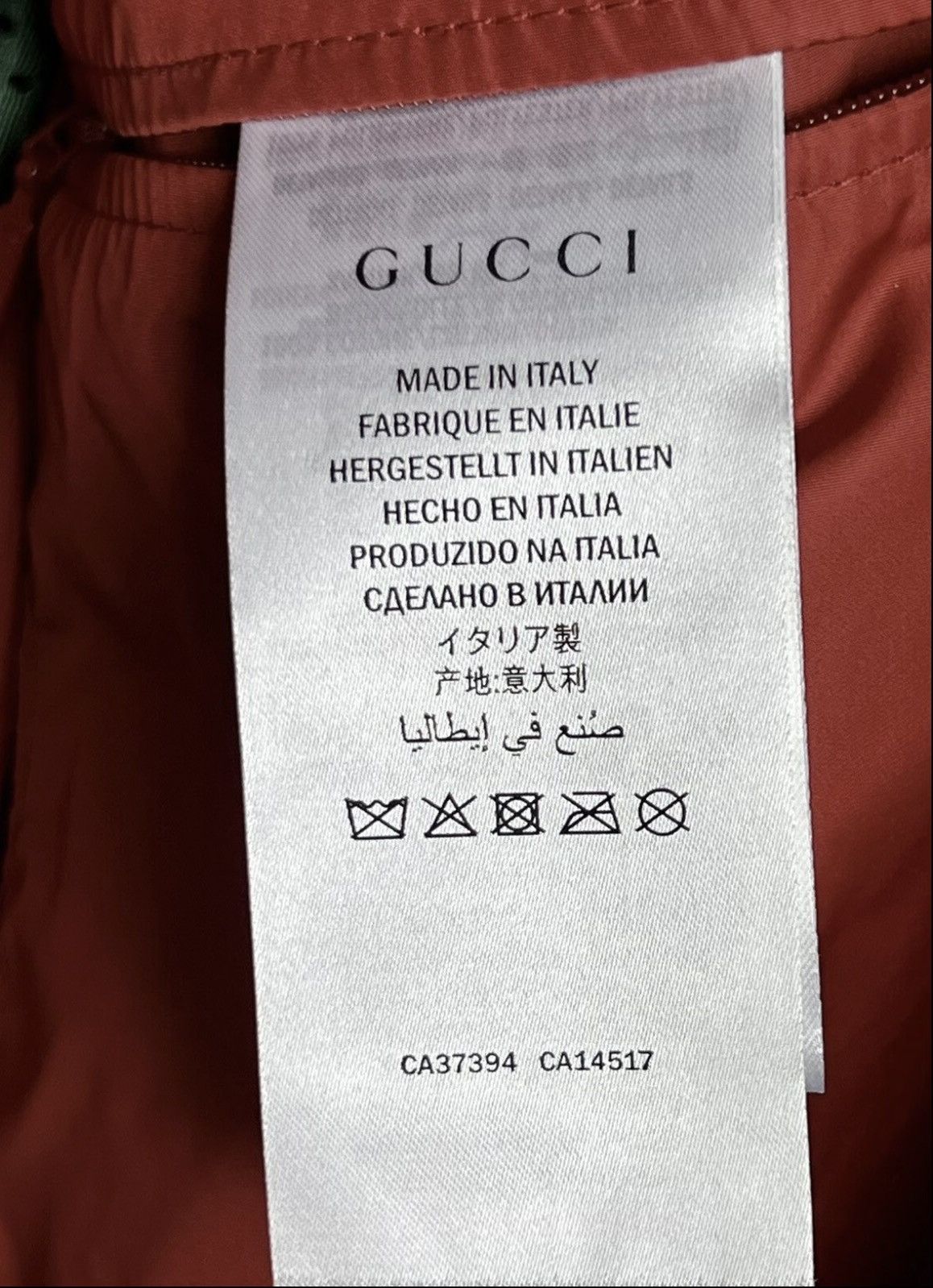 Gucci New $5400 Gucci GG Blade Black Red Leather Jacket 46 Size US S / EU 44-46 / 1 - 10 Thumbnail